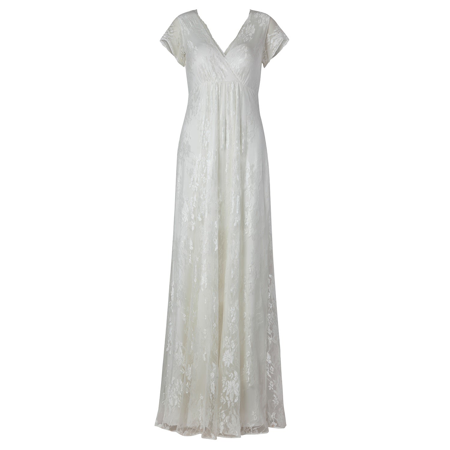 Alie Street London Women's White Evangeline Bridal Gown In Ivory Lace In White