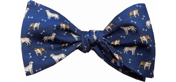 Men’s Blue Hair Of The Dog Bow Tie One Size Lazyjack Press