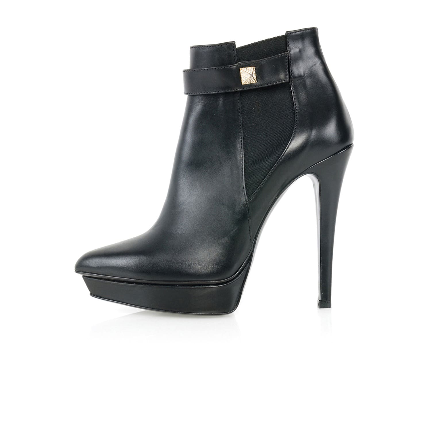 Calf Leather Ankle Boots Black | Kim Kwang | Wolf & Badger