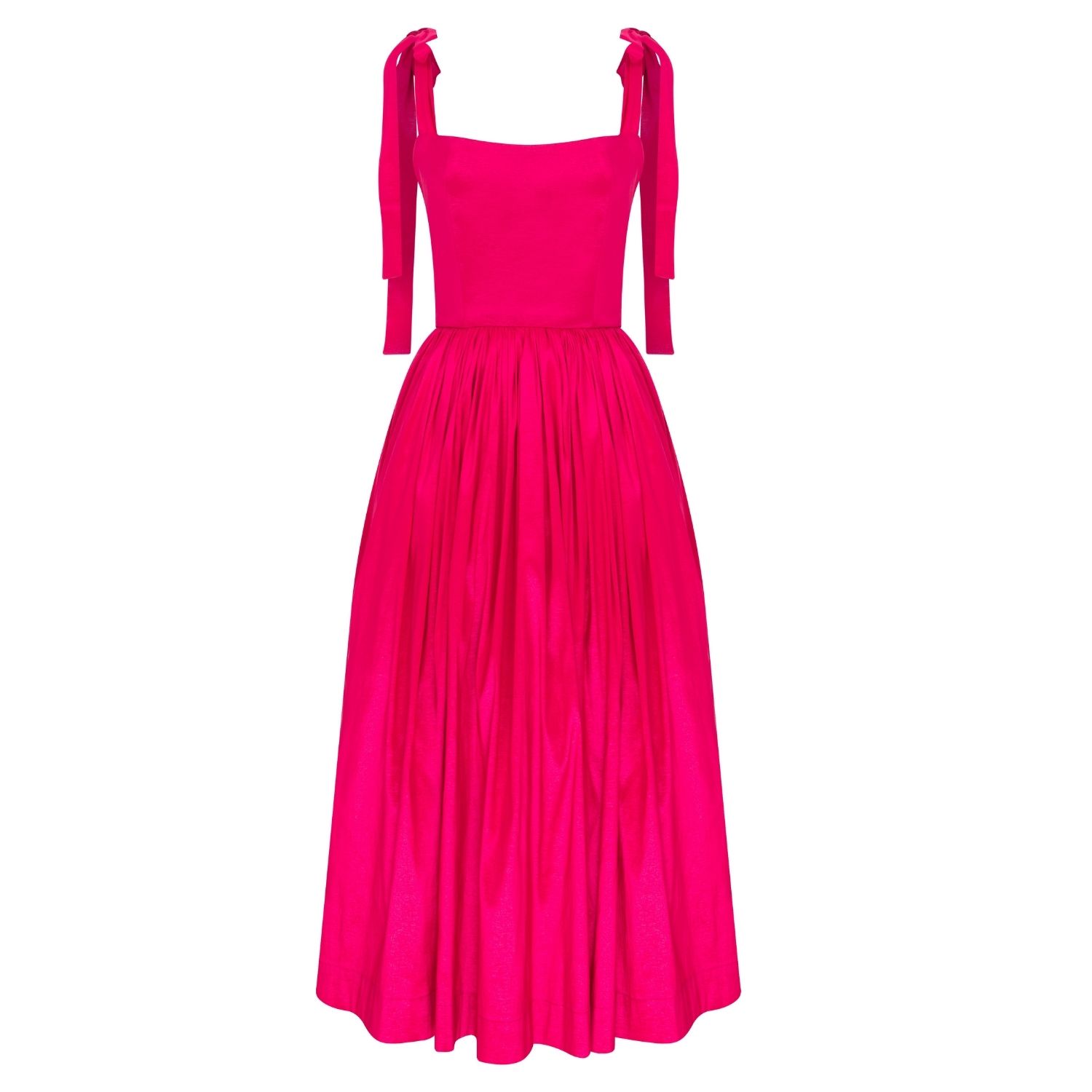 Women's Sibby Midi Dress In Pink | Medium | Nazli Ceren