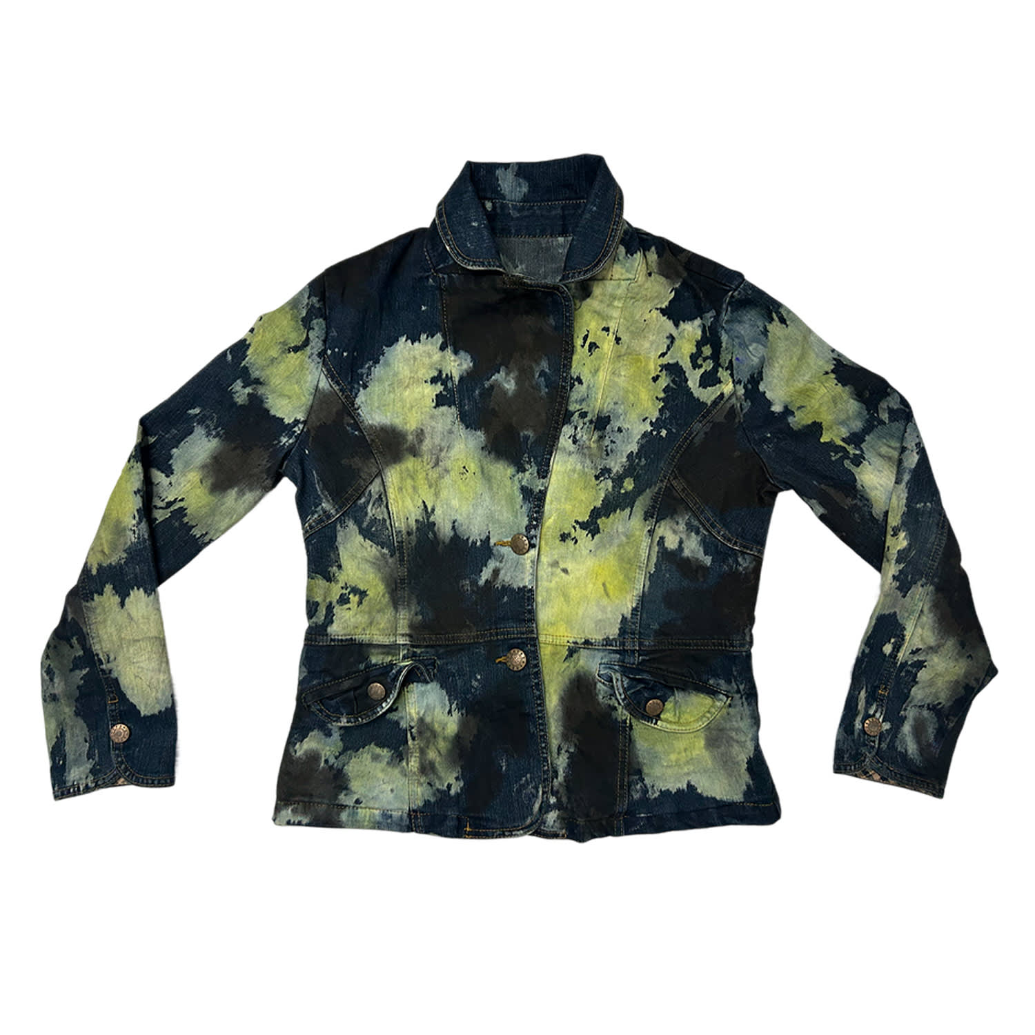Zasta Studio Women's Denim Jacket Tie-dye Small E