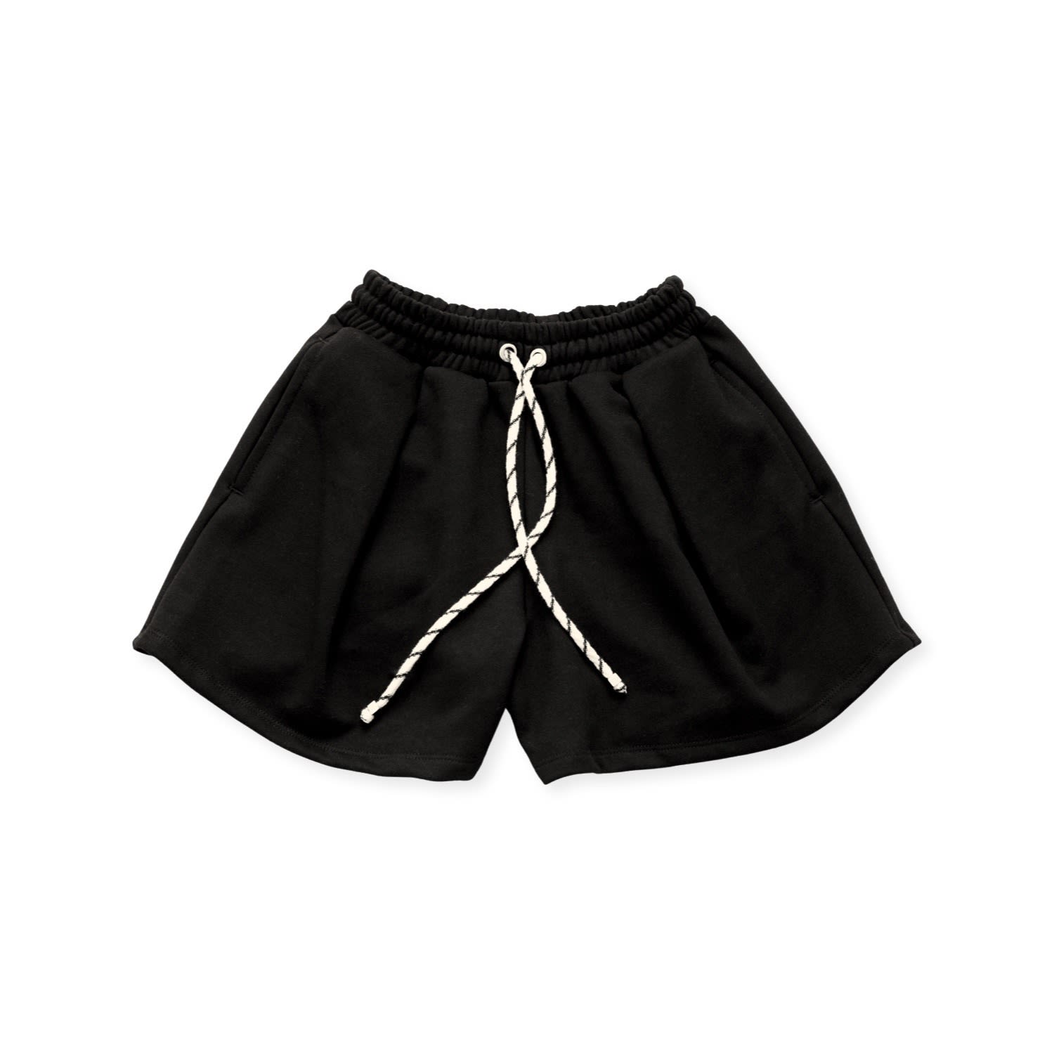 Black Aphrodite Pleated Shorts Large Bradford Row