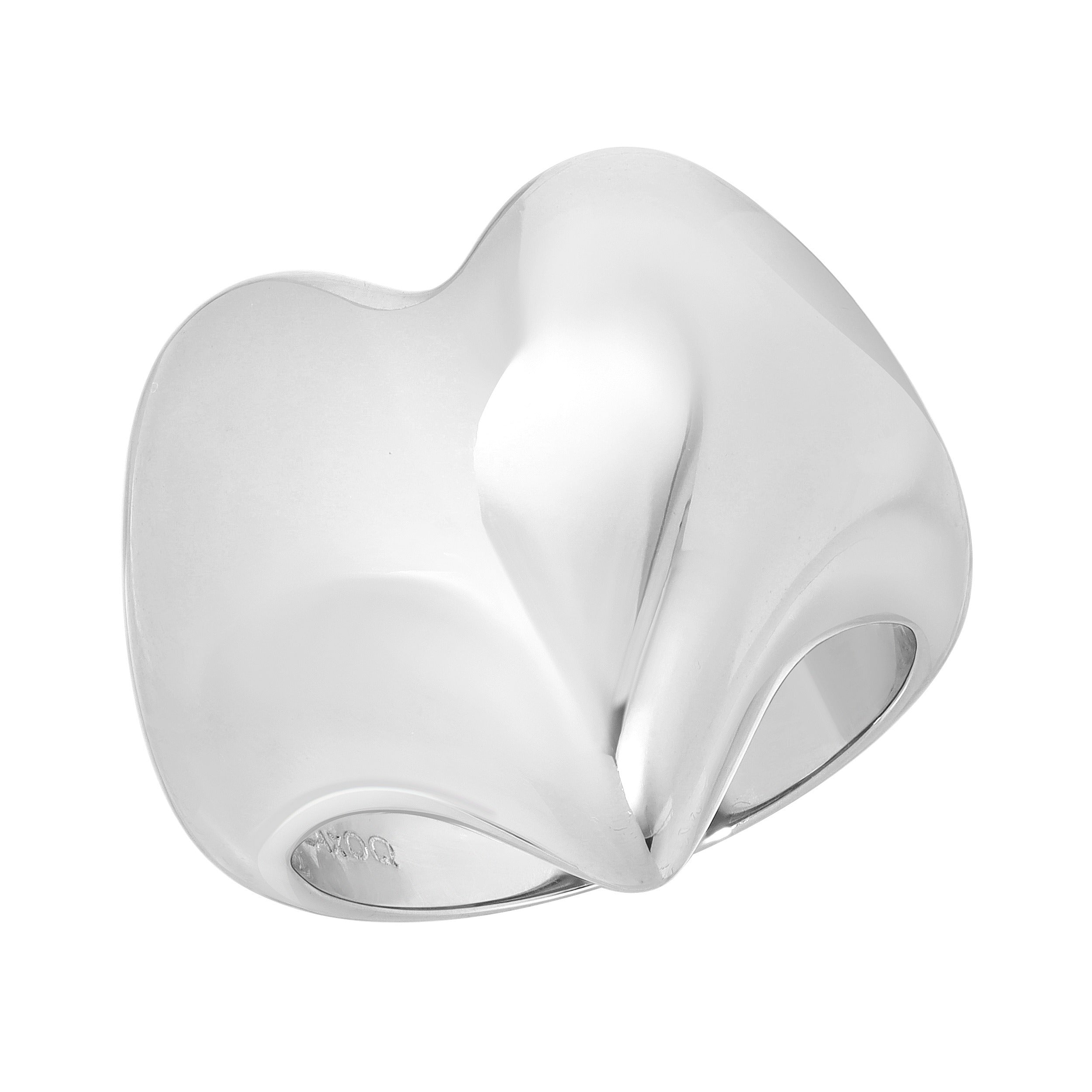 Women’s Leeada X Officially Quigley Capsule - That’s So Goode Heart Ring - Silver Leeada Jewelry