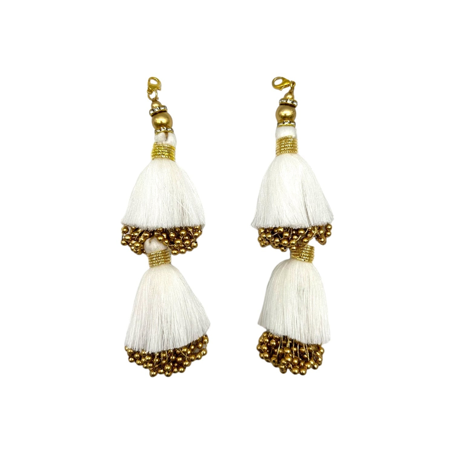 Julia Clancey Women's White Mini Dorado Tassels In White