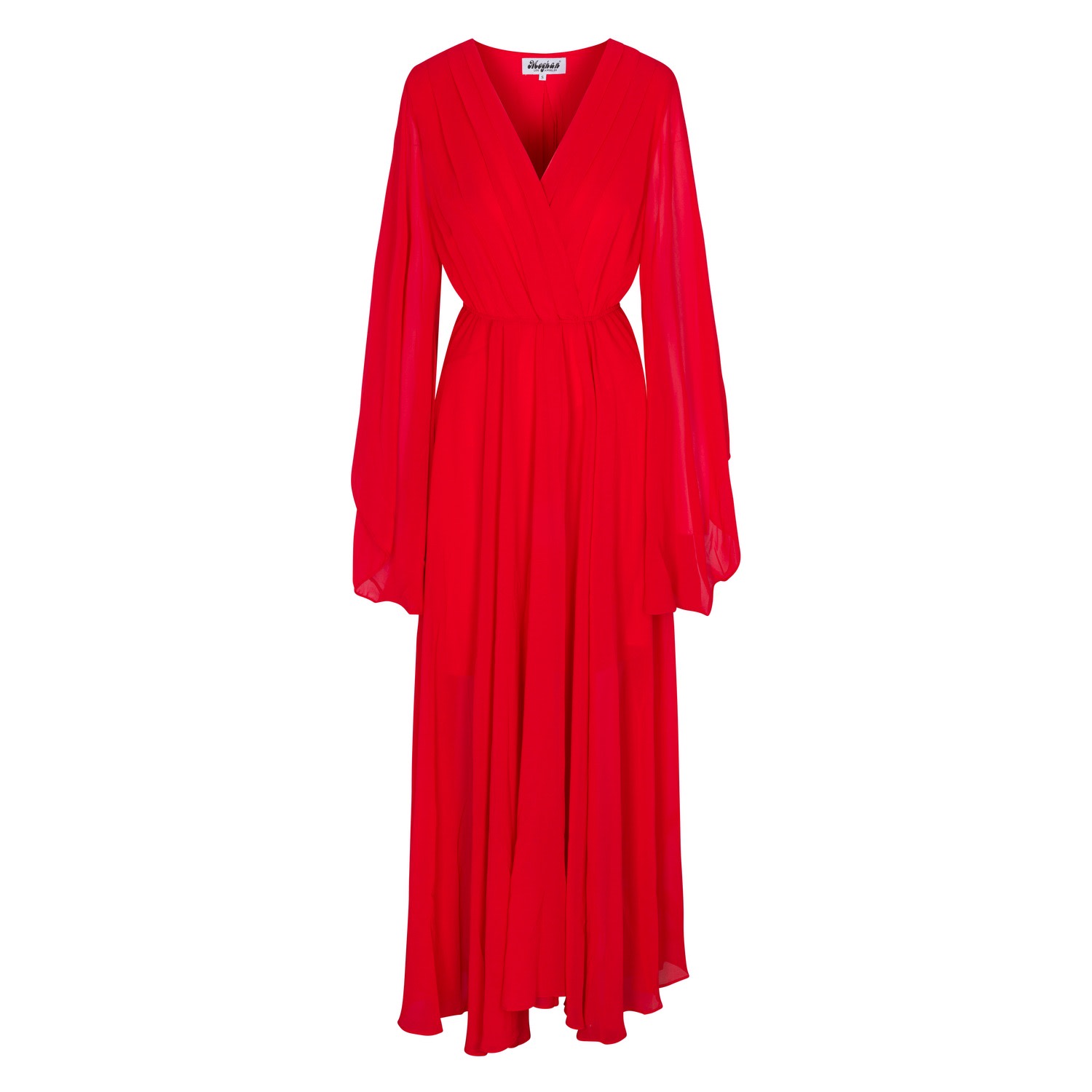 Women’s Red Sunset Maxi Dress - Cherry Xxxs Meghan Fabulous