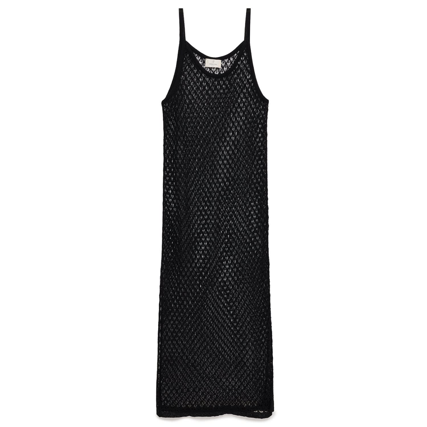 Peraluna Women's Angel Openwork Strap Long Beach Dress In Black