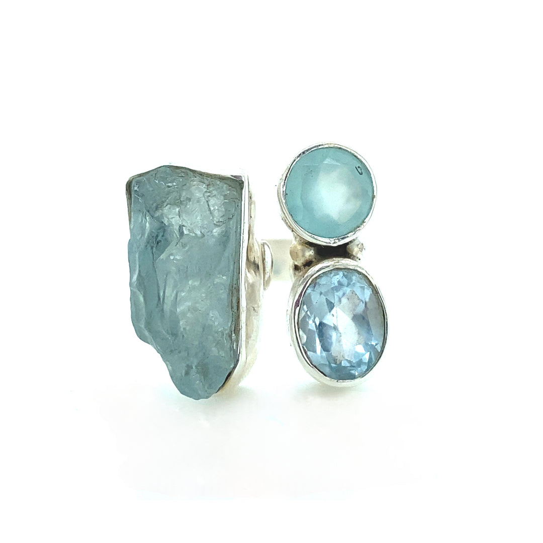 Women’s Blue / Silver Sea, Sky & Water Gem Bazaar Jewellery