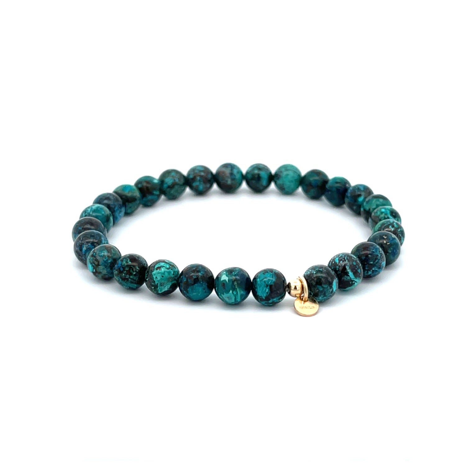 Women’s Green Ella Chrysocolla Stretchy Bracelet Gosia Orlowska