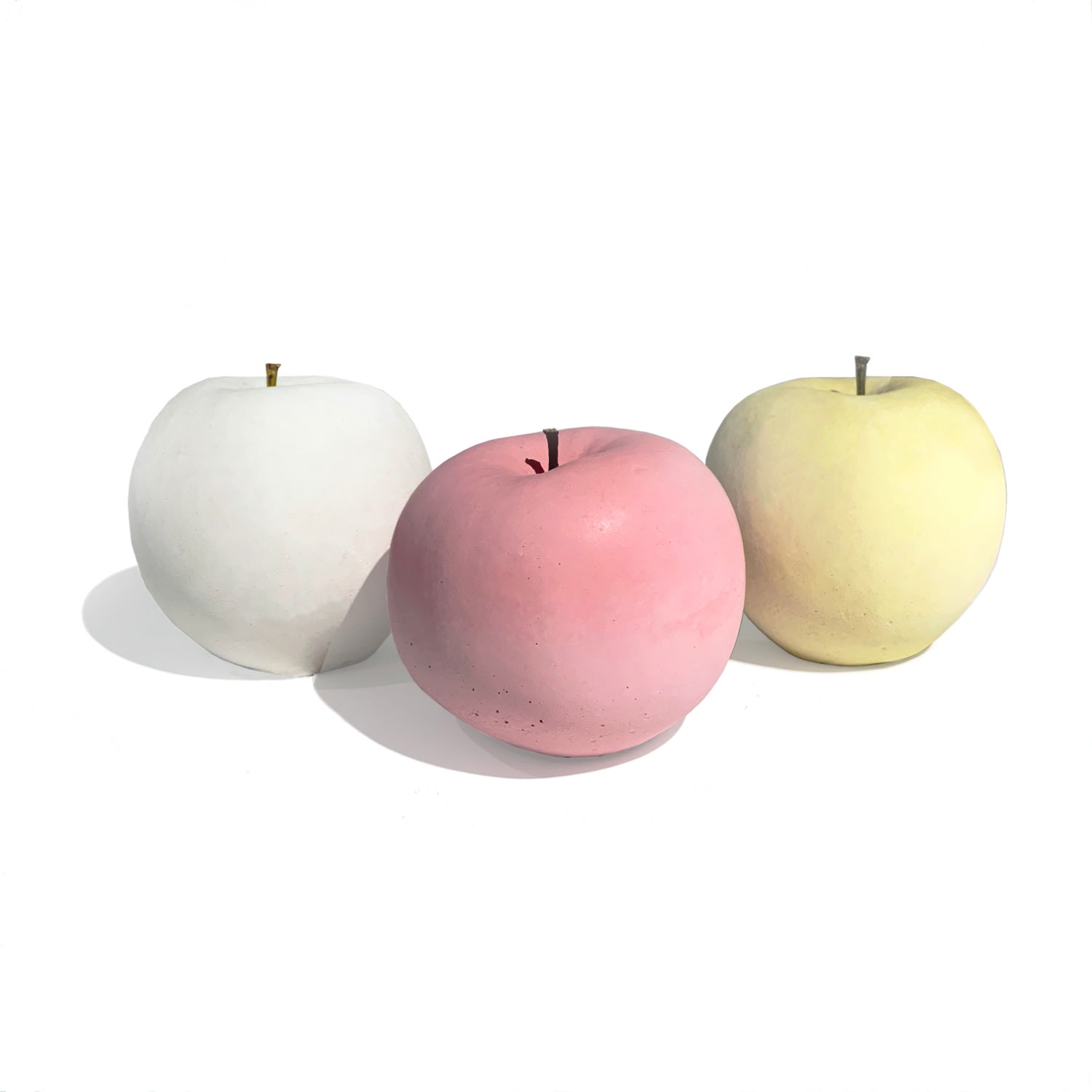 Ornamental Concrete Apple Set Of 3 Studio Story