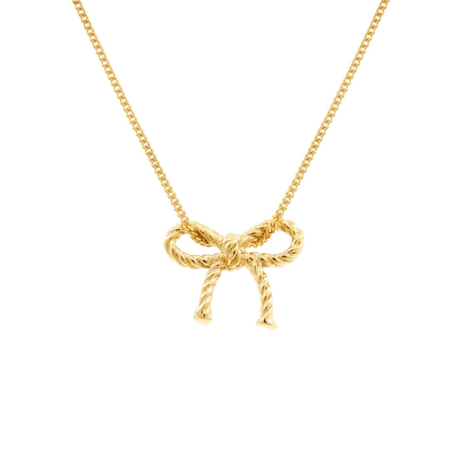 Women’s Bow Necklace - Gold Lee Renee