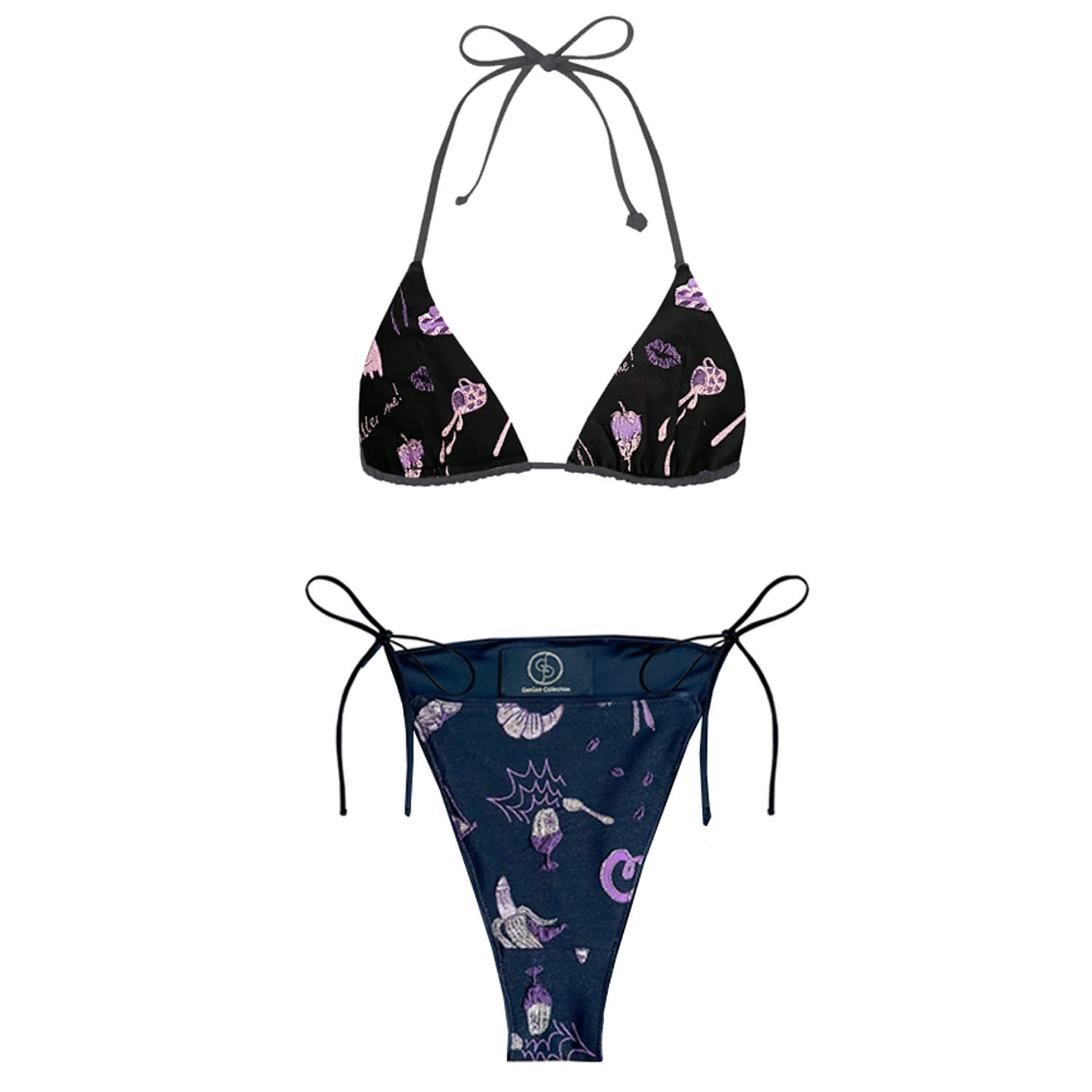 Geegee Collection Women's Black Verano Bikini In Black
