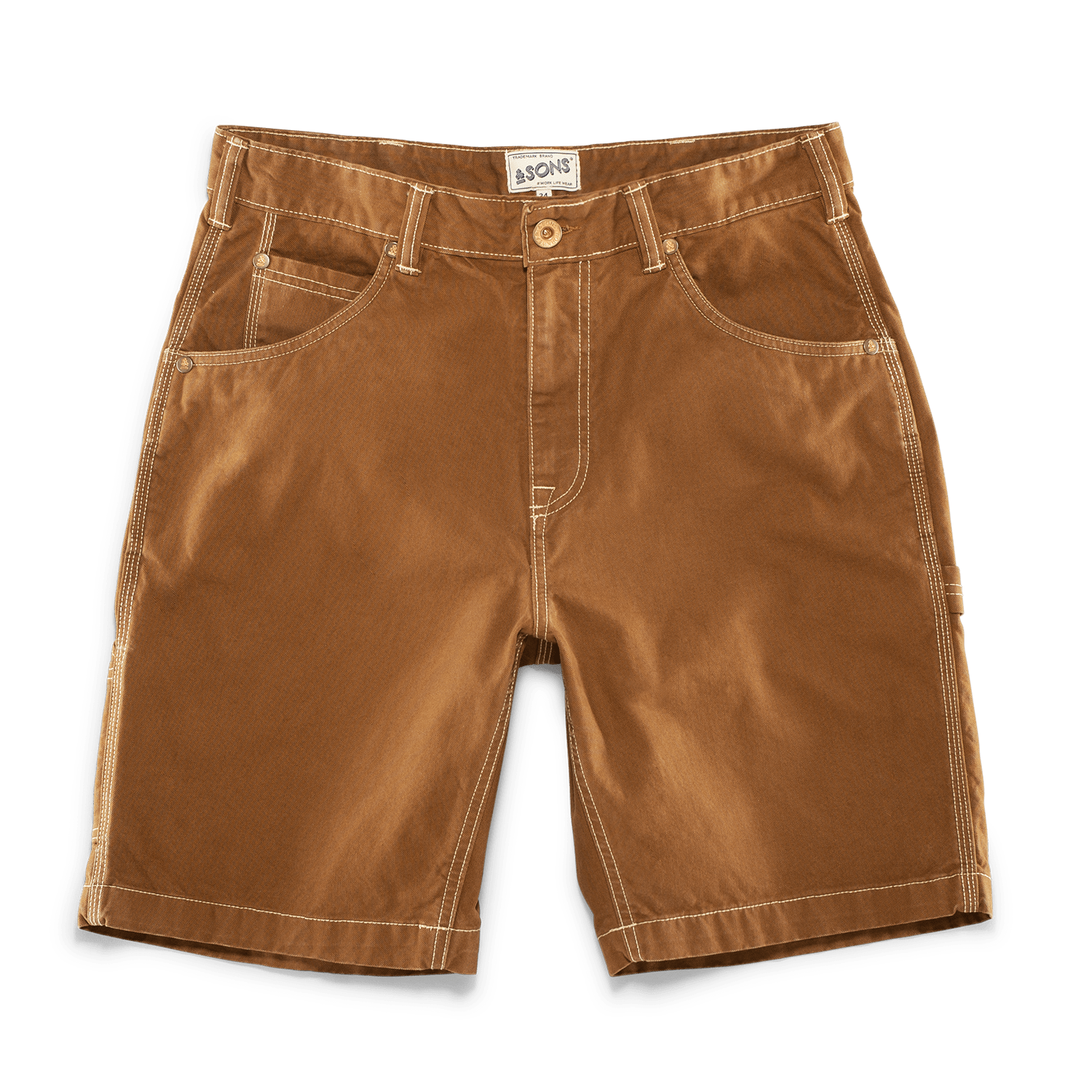&sons Trading Co Men's Lord Canvas Shorts Brown