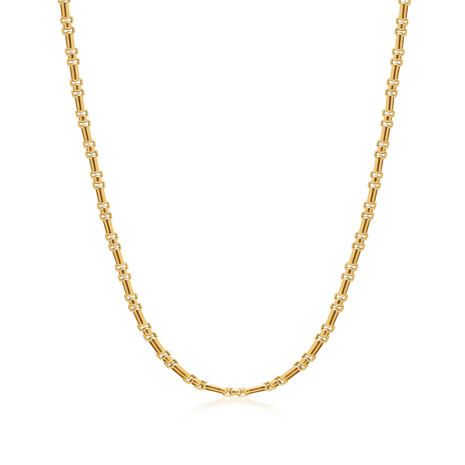 Men’s Gold Modern Figaro Belcher Chain Nialaya