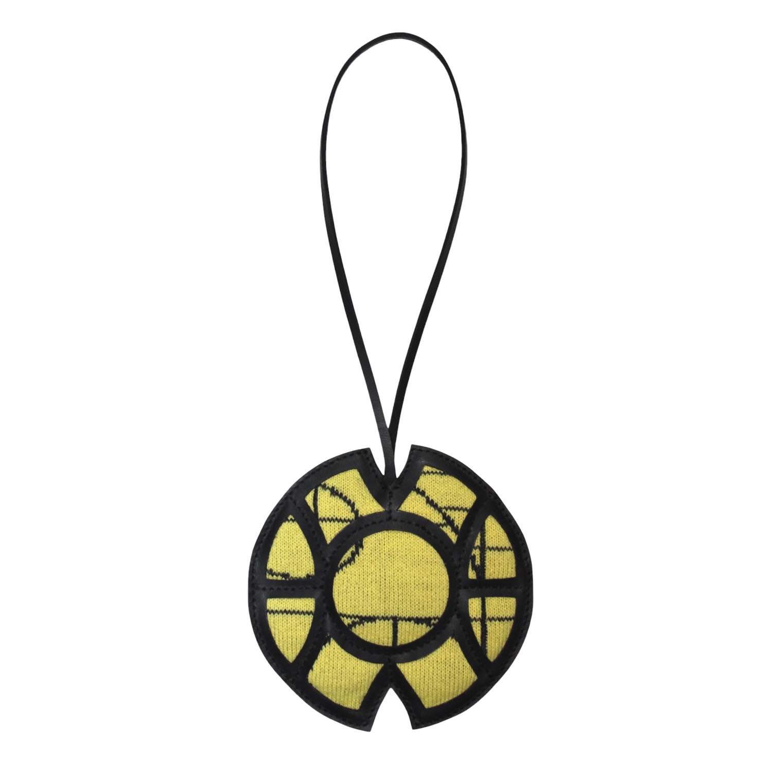 Maria Aristidou Black / Yellow / Orange Play Bag Charm - Yellow In Black/yellow/orange