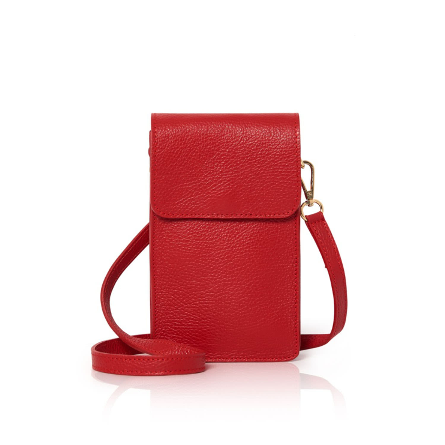 Women's Vico Small Crossbody Bag In Red | Betsy & Floss
