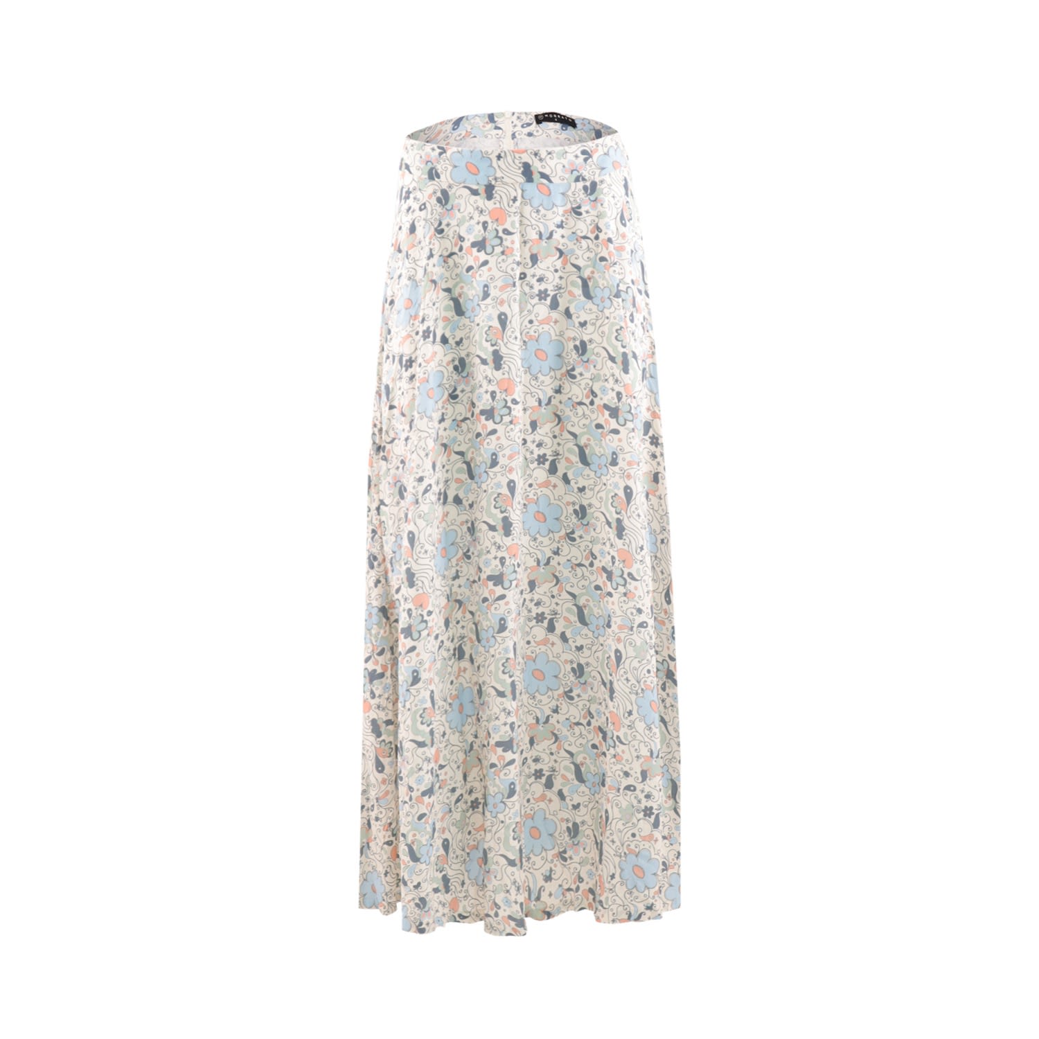 Morrato Bali Women's White Amara Maxi Skirt Fleur Seashell In White