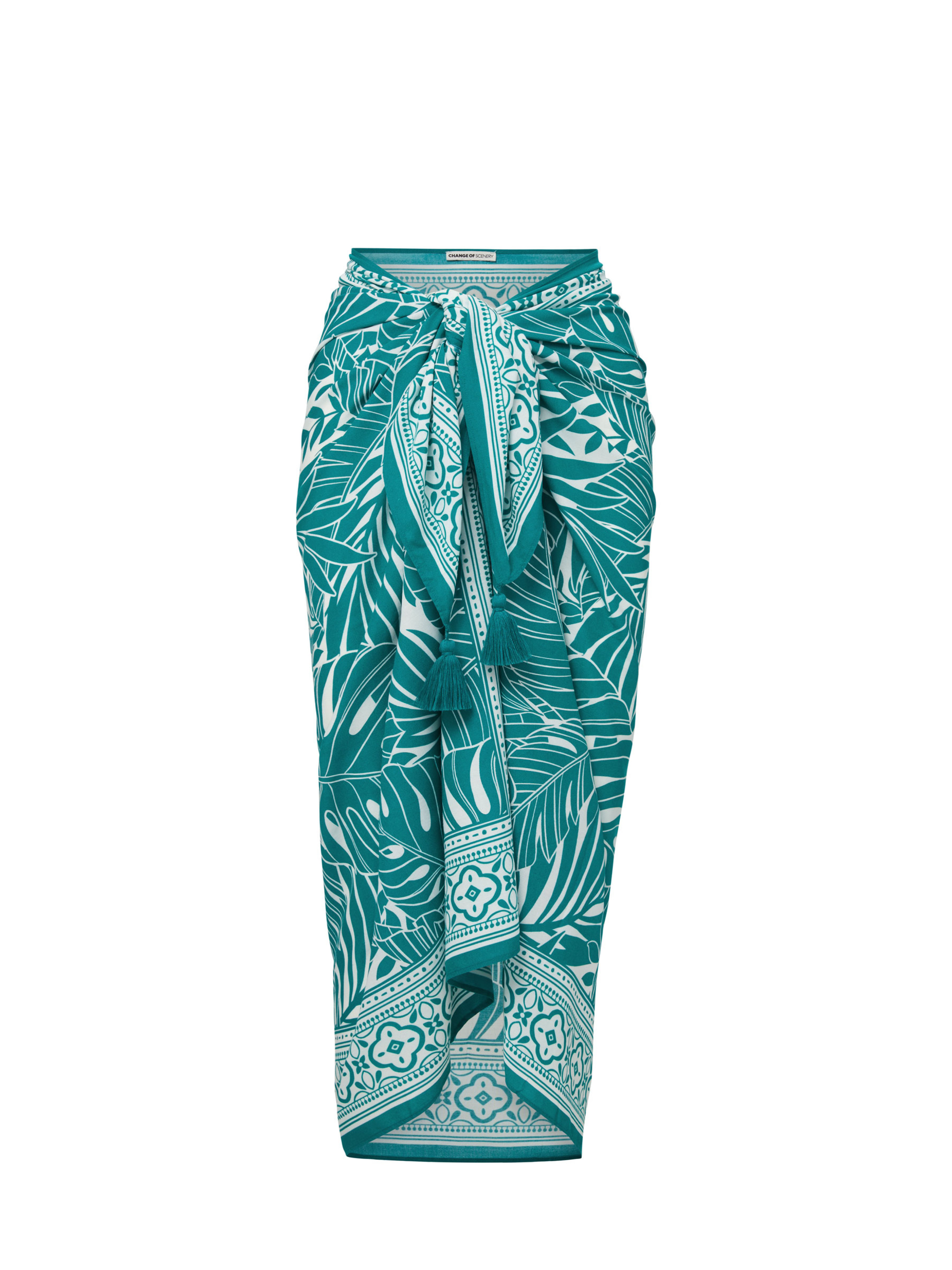 Change Of Scenery Women's Green / Blue Melanie Pareo In Isle Of Palms In Green/blue