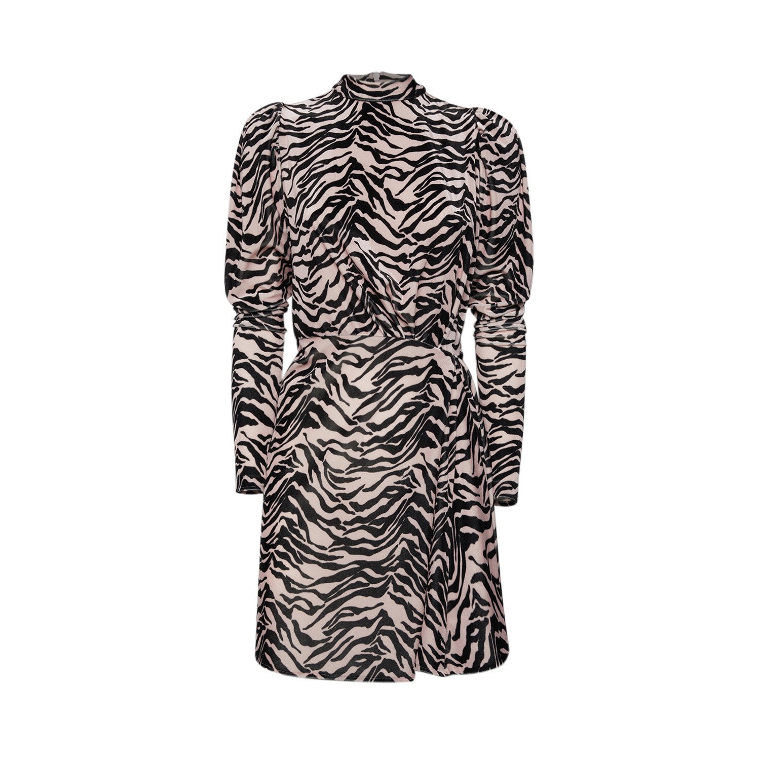 Women’s London Velvet Dress In Tiger Motif Medium Sveta Milano