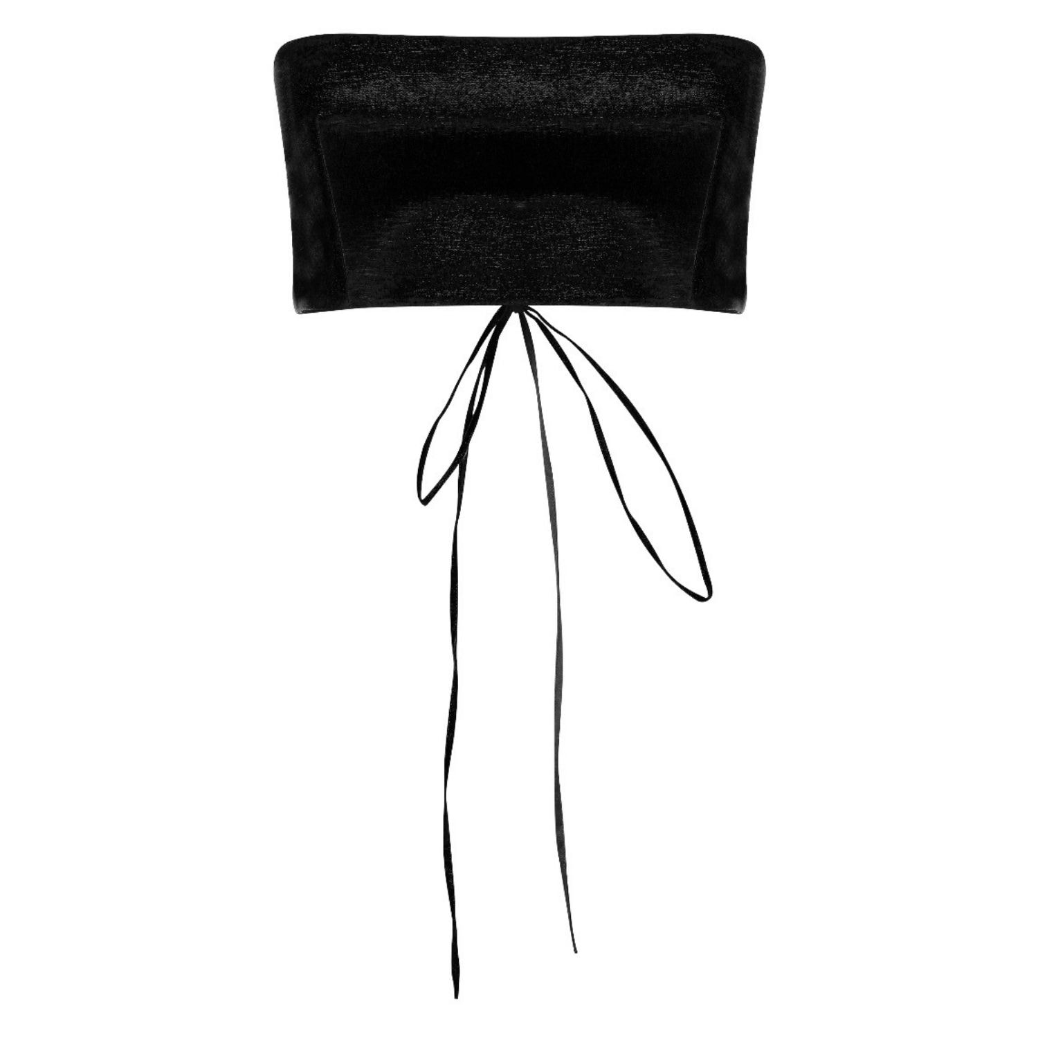 Nazli Ceren Lou Lou Top In Noire In Black