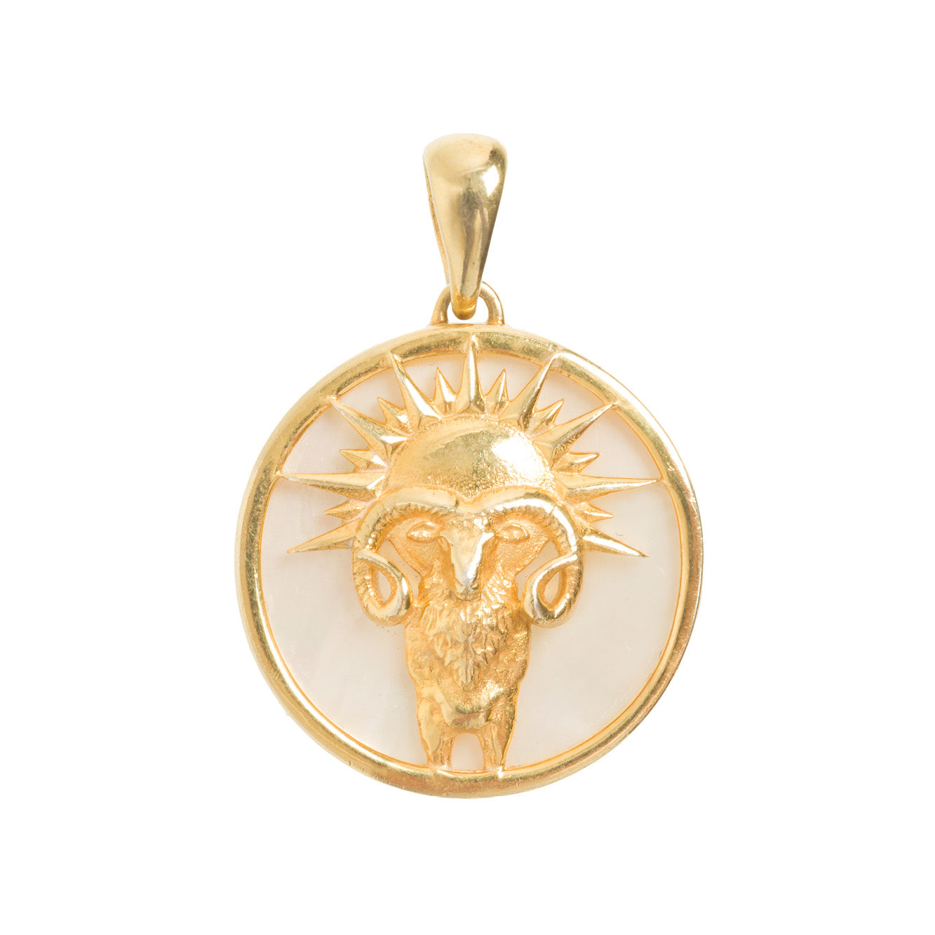 Freya Rose Zodiac Pendant In Gold