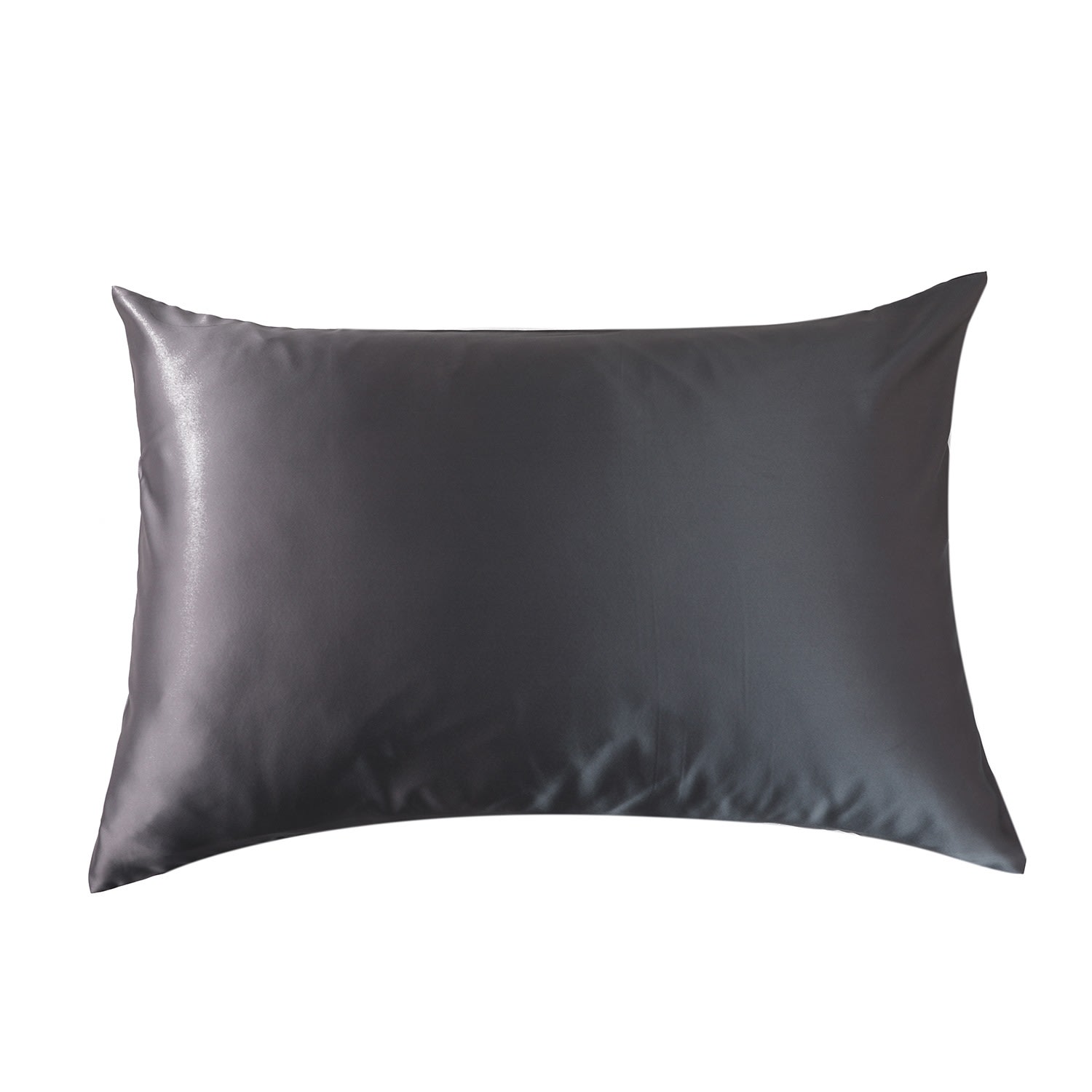 Soft Strokes Silk Grey Luxury Pure Mulberry Silk Pillowcase In Grey