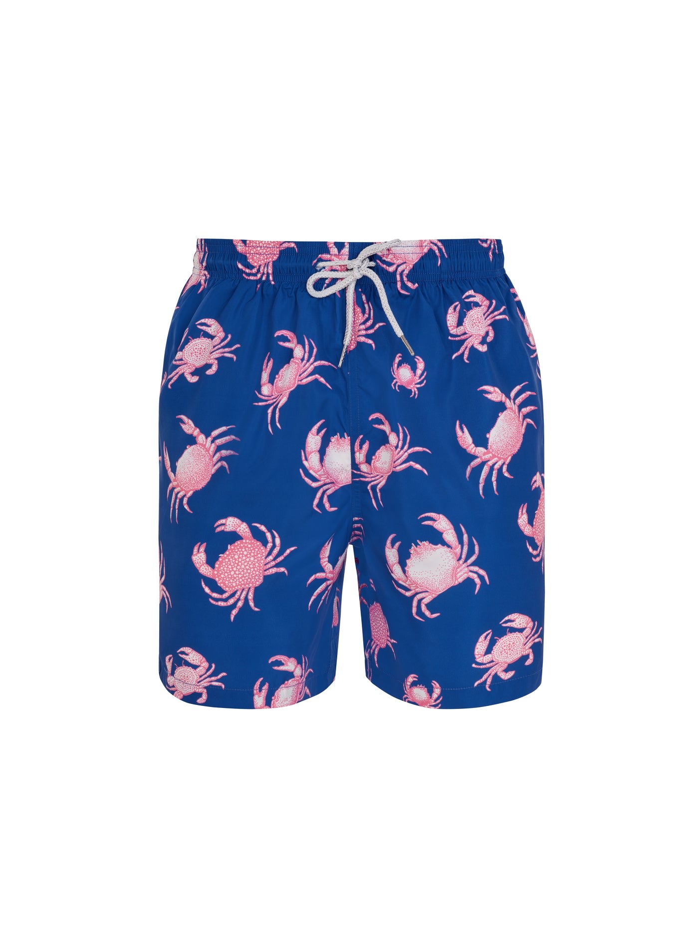 Men’s Swim Shorts Navy Crabs - Blue Large Robert & Son Beachwear Ltd