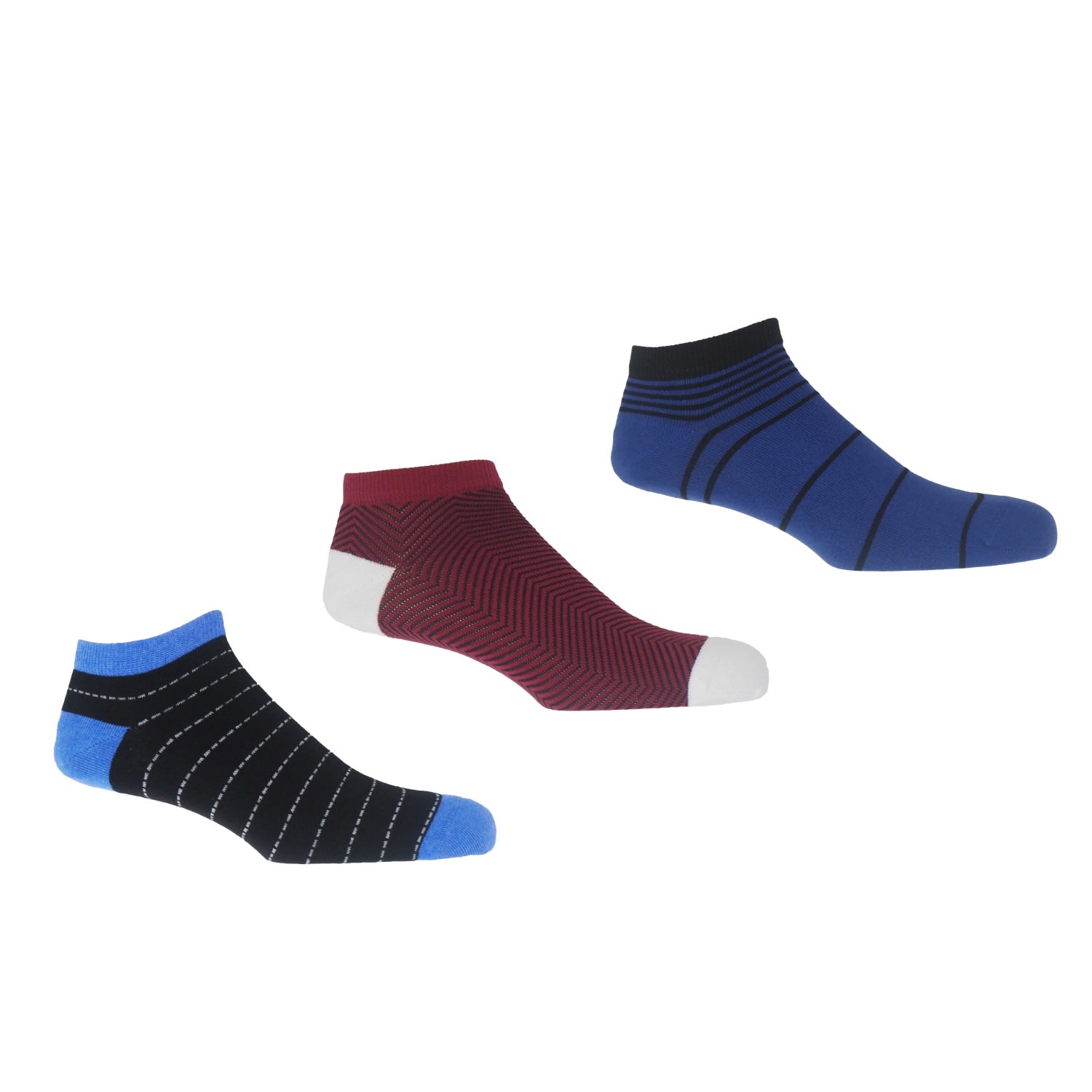 Men’s Trainer Socks Bundle - Dash, Lux & Retro Peper Harow - Made in England