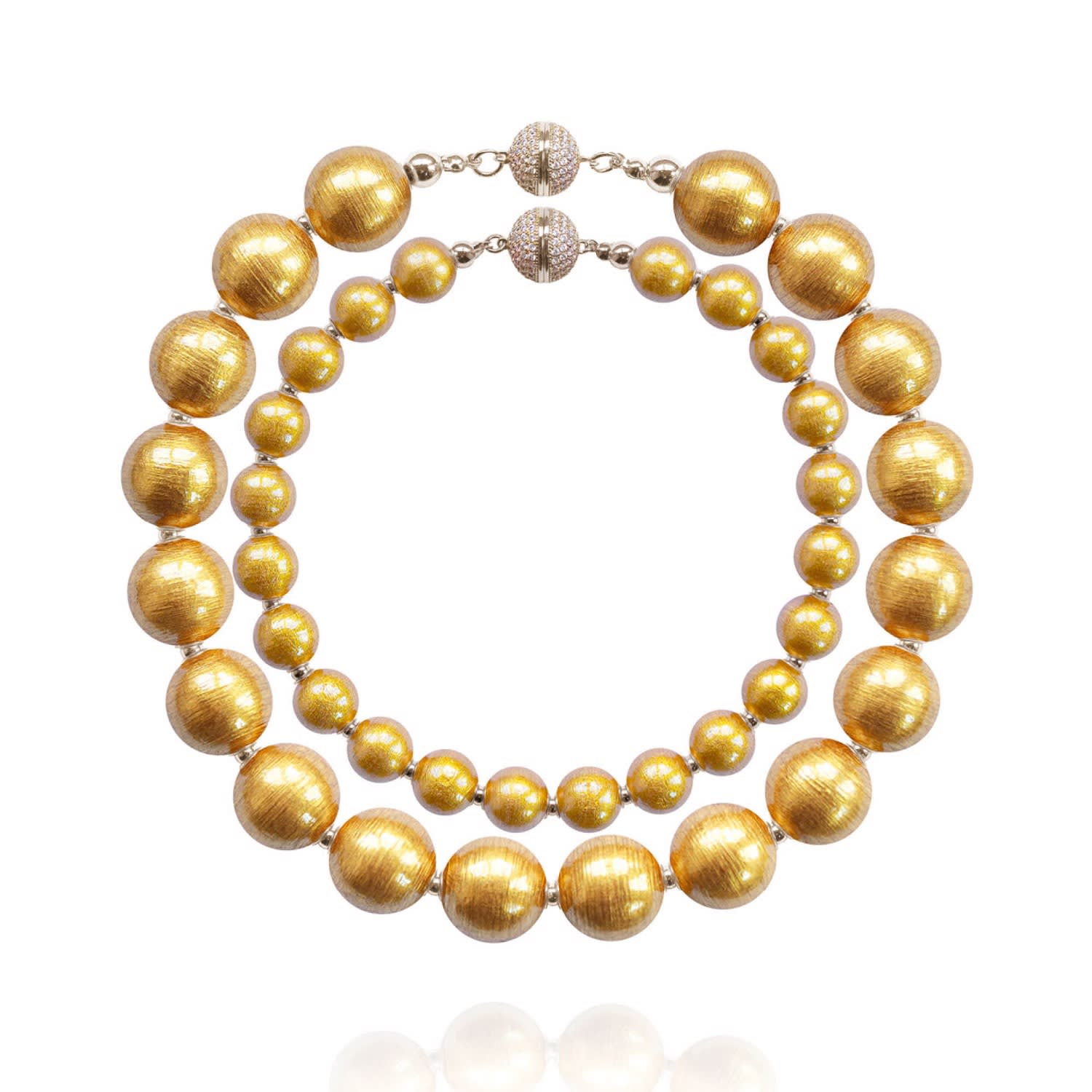 Saule Label Women's Gold Siena Duo Necklaces In Ray In Gold