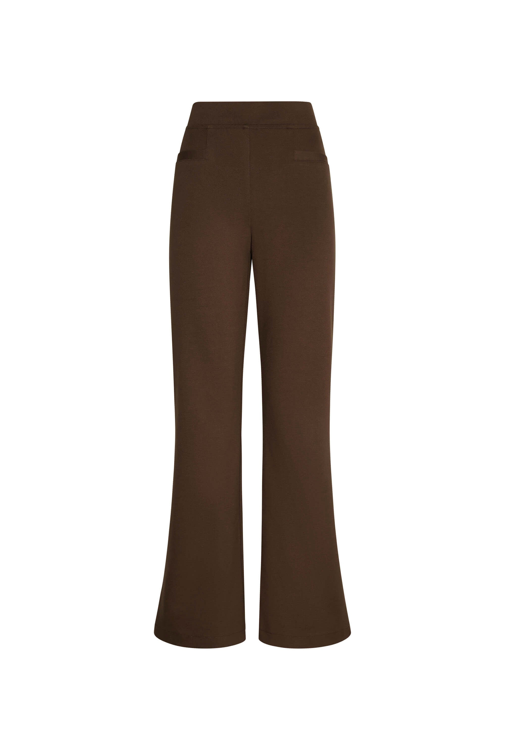 James Lakeland Women's Dark Brown Bootleg Trousers In Brown