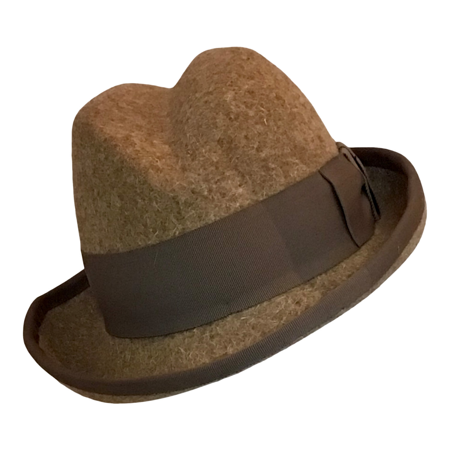 Romer Millinery Men's Maurice Wool Felt Fedora In Oatmeal Brown In Brown
