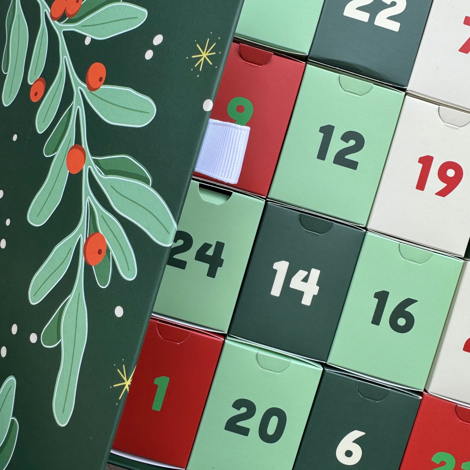 Lime Tree Design Women's Limited Edition Green Luxury Jewellery & Gift Advent Calendar In Multi