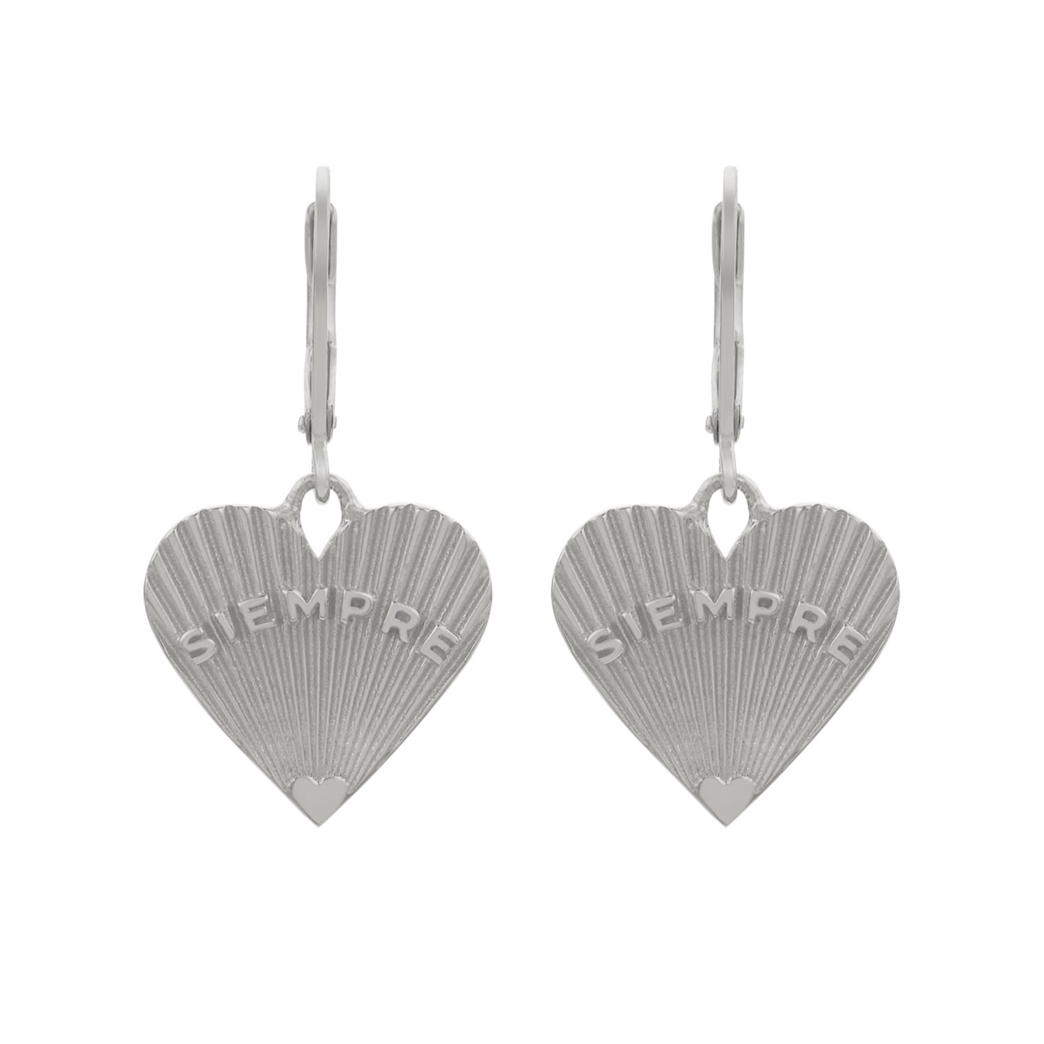 Women’s Siempre Earrings Silver Zoe and Morgan