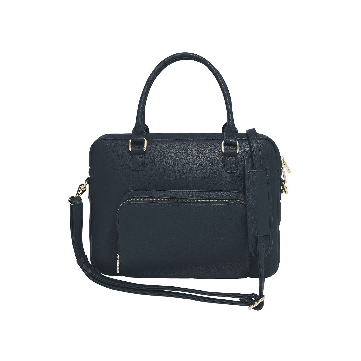Stackers Women's Blue  Laptop Bag - Pebble Navy In Blue