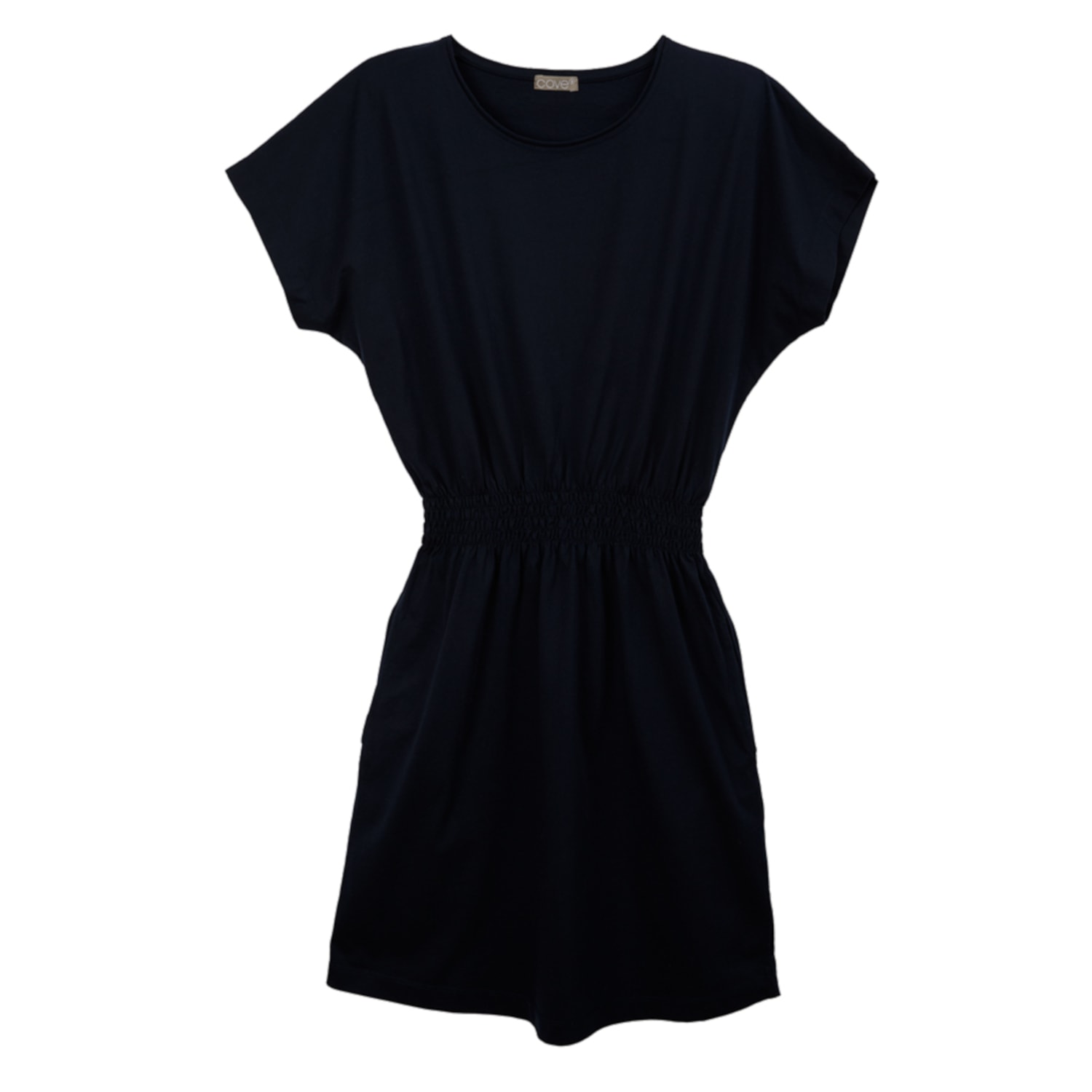 Cove Women's Blue Bali Navy T-shirt Dress With Pockets In Black