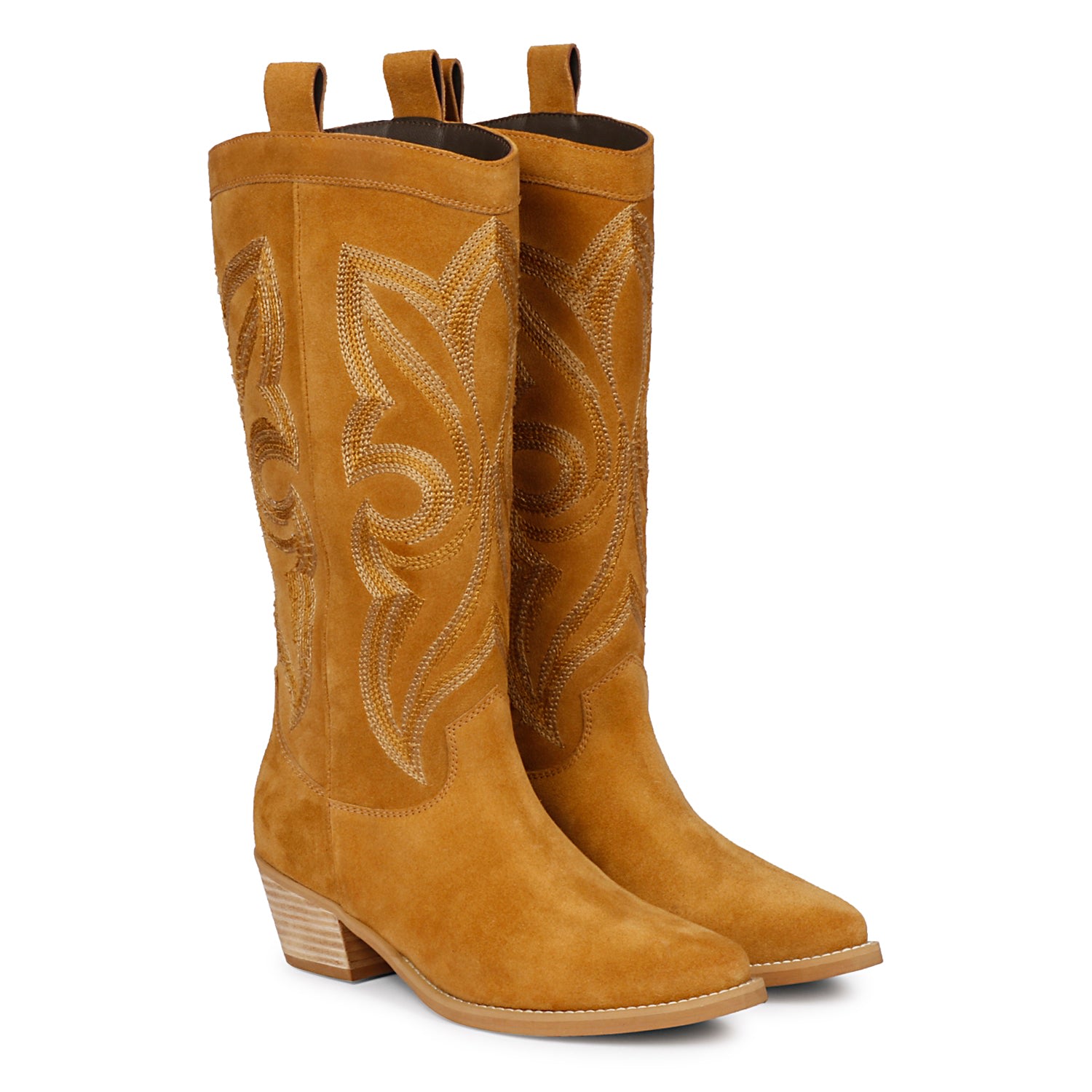 Shop Saint G Women's Brown Martina Boots - Tan