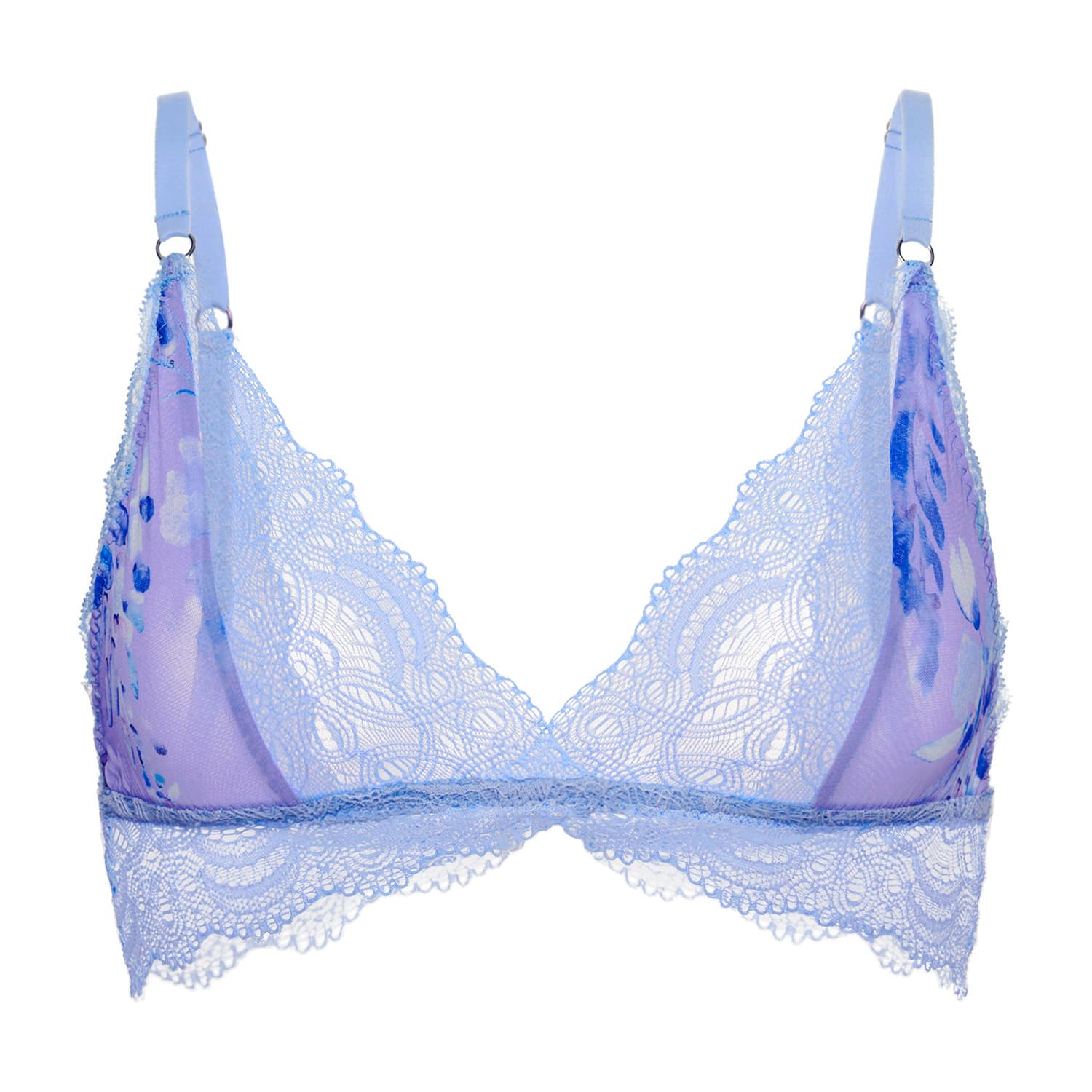 Wisteria bralette  Silk and lace bras