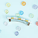 I'mmany London Cherry Pie Gemstone Beaded Hair Barrette Clip In Beaded