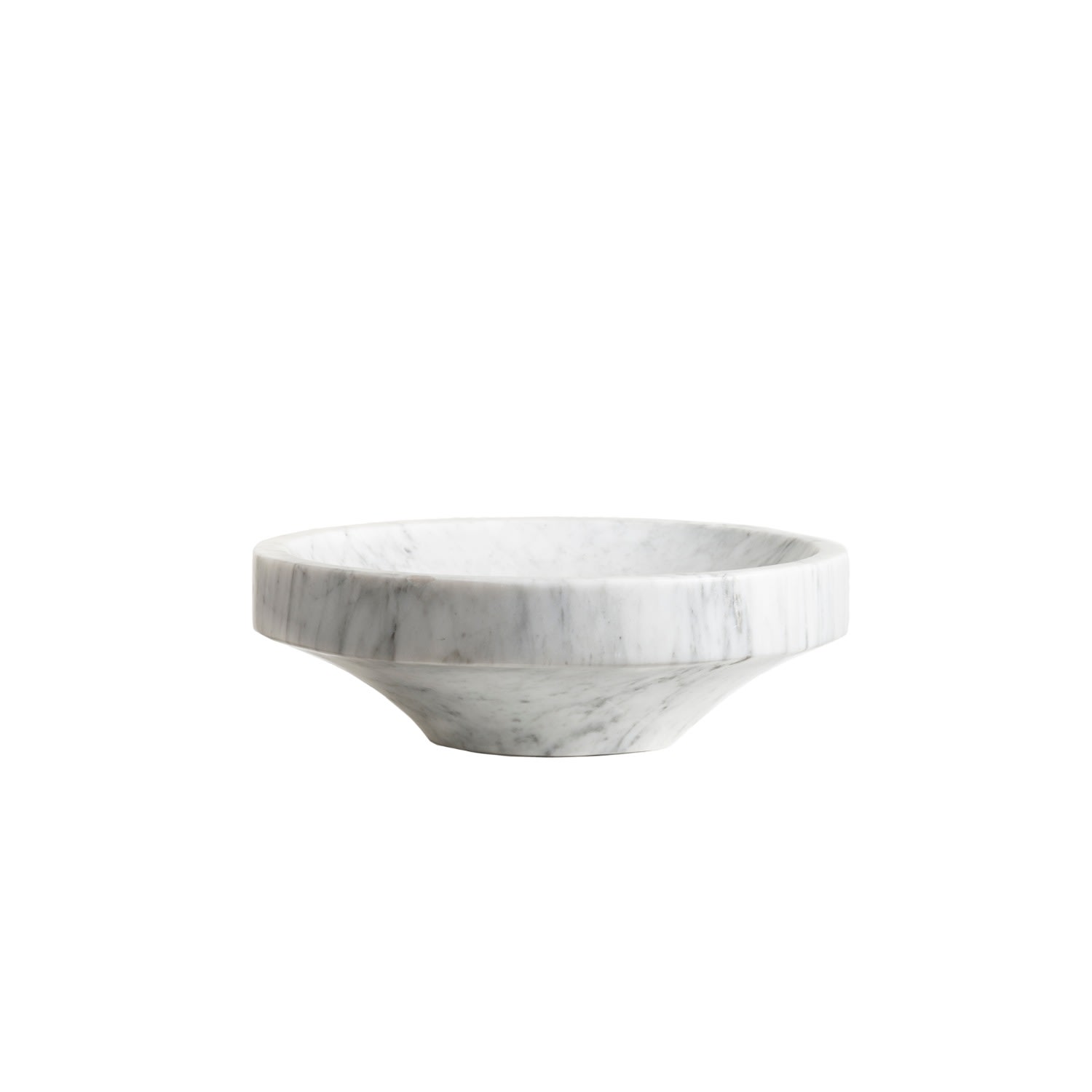 And Jacob Marble Stone Bowl - White
