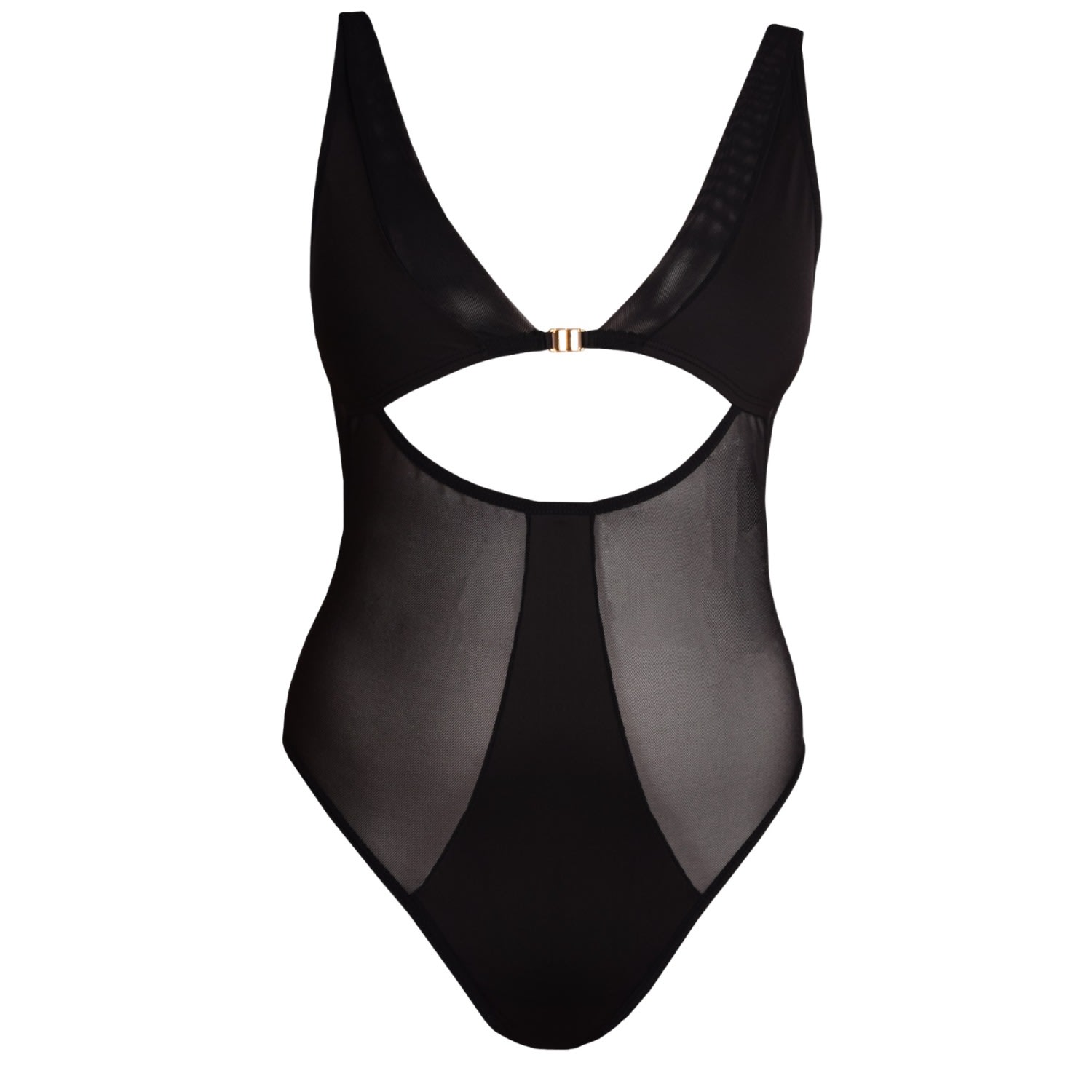 Women’s Stella Black Bodysuit Recycled Large Zelf Intimates