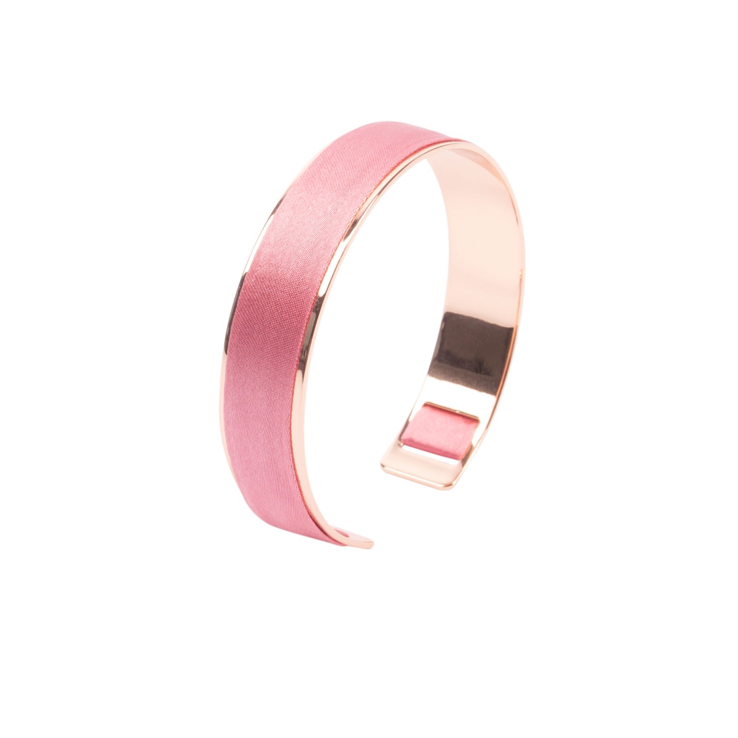 Women’s Pink / Purple Blush Silk Bracelet Rose Gold Le Colonel