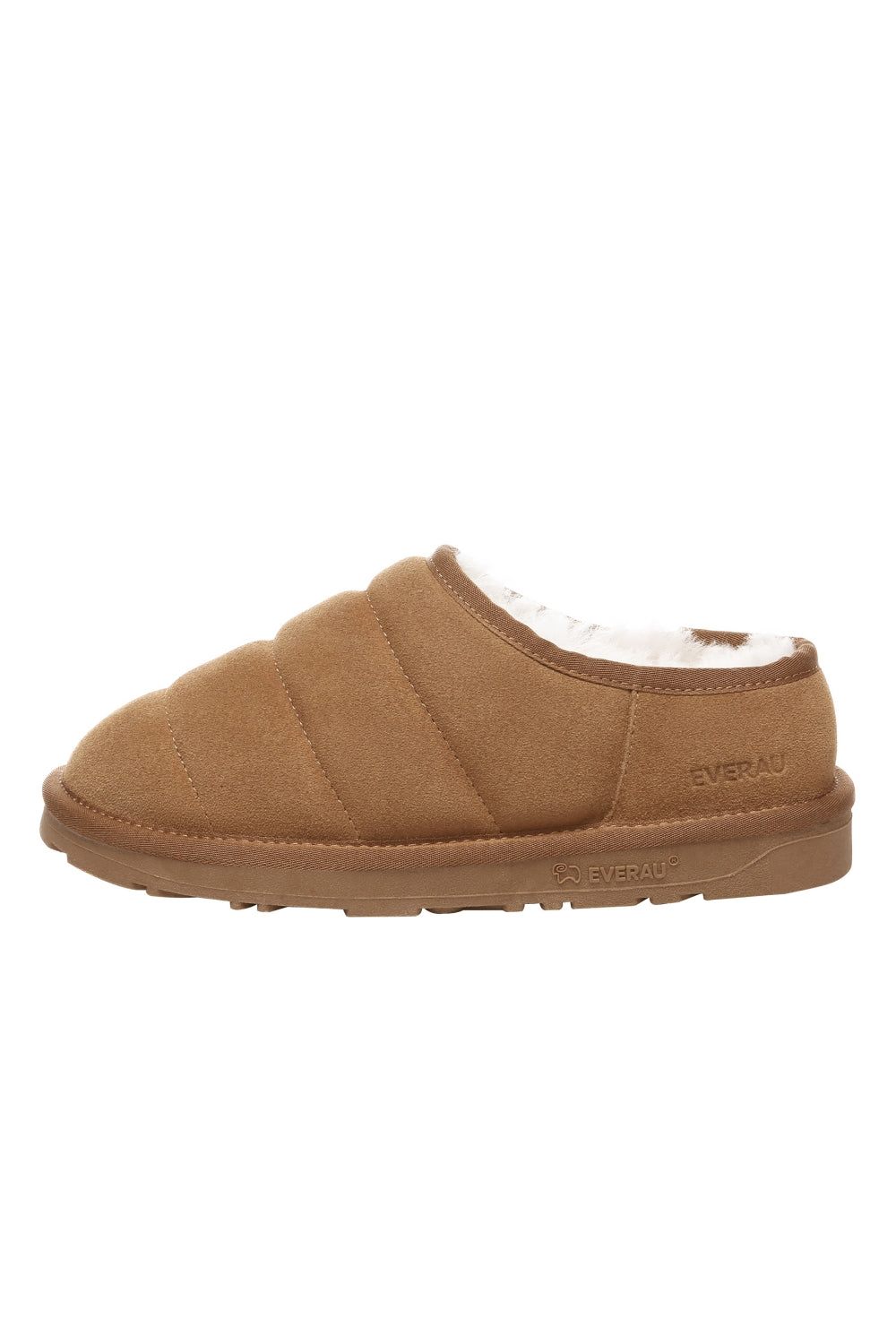 Everau Australia Women's Gold Jaeger Low Ankle Slippers In Chestnut In Brown