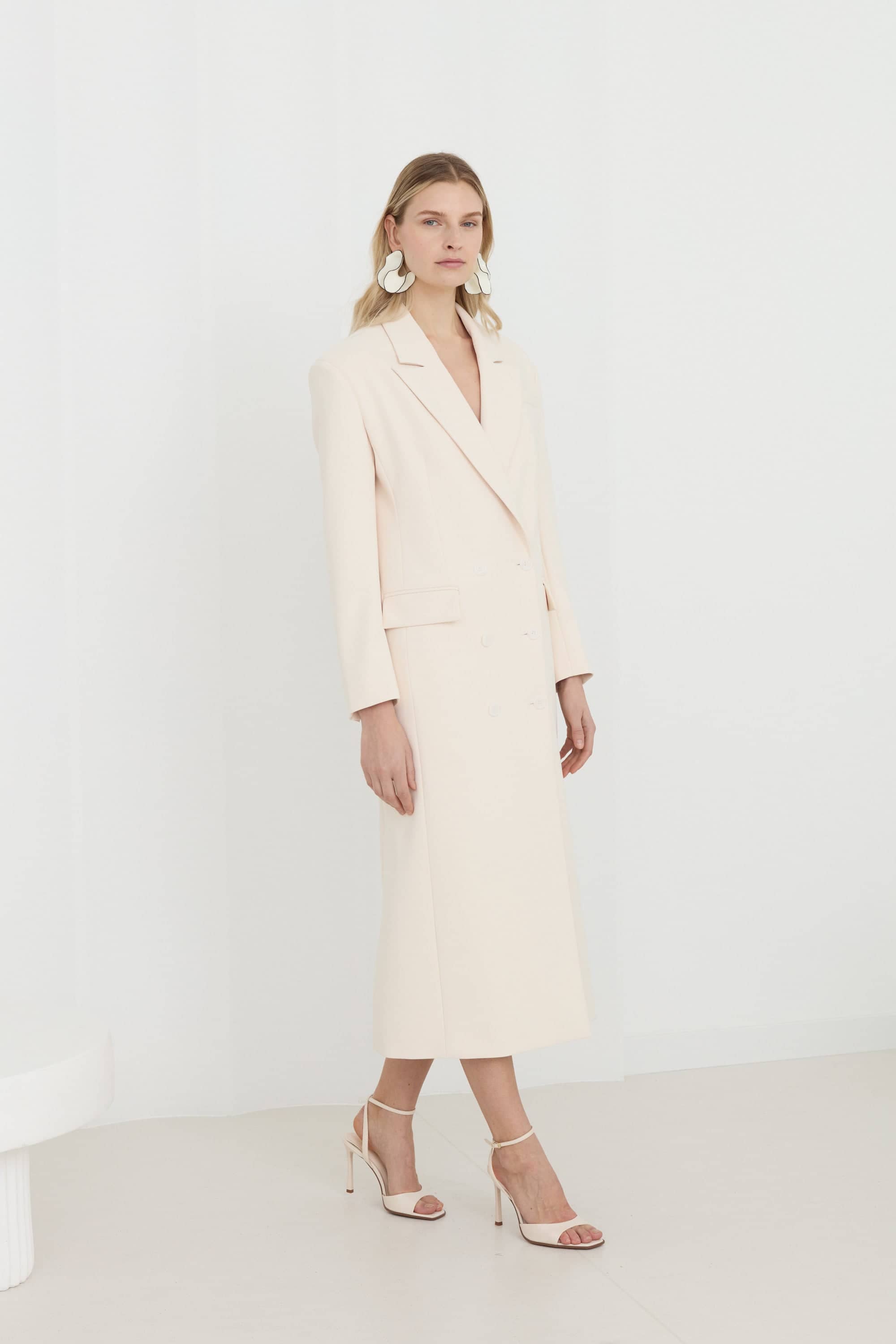 cream blazer dress Jade Blazer Mini Dress - Cream