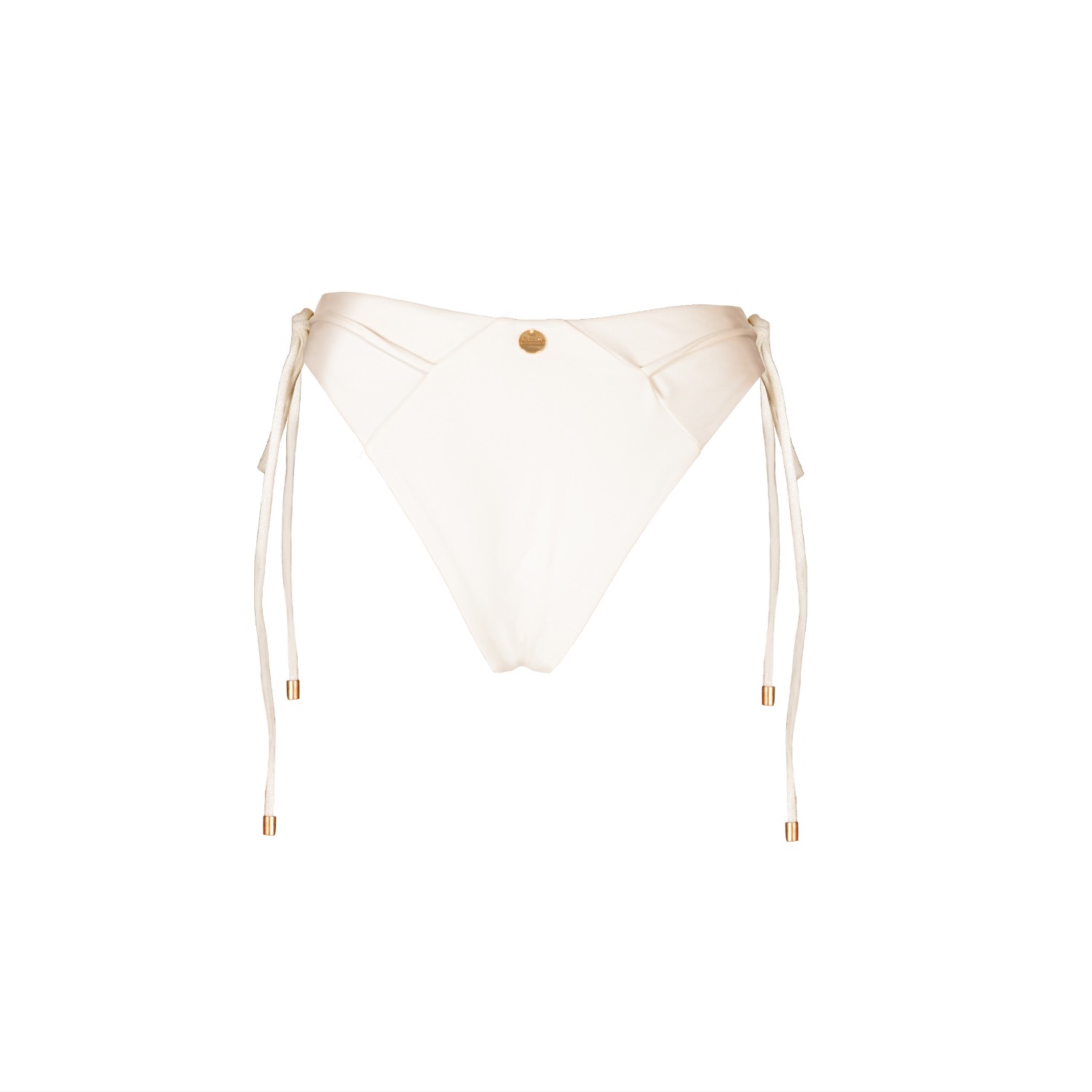 Bélmuso Swimwear Women's White Perla Bikini Bottom