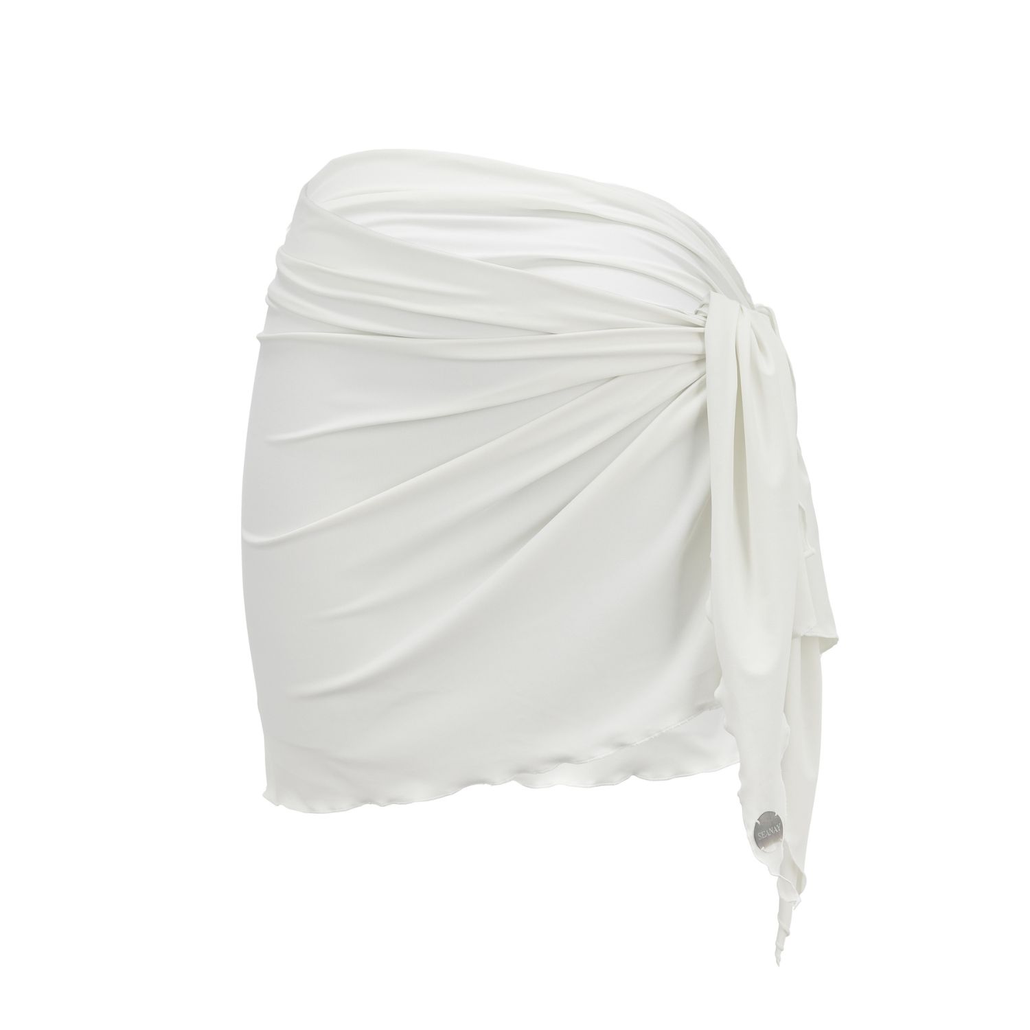 Seanay Women's White Hina - Sarong Crystal In White