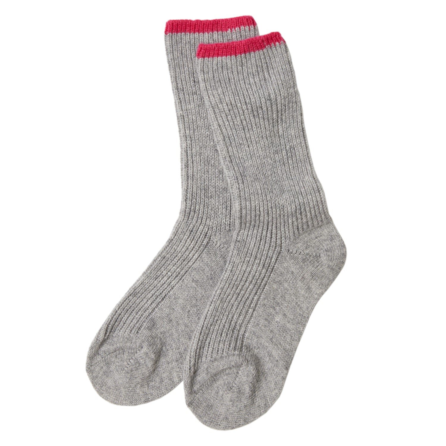 Cove Women's Cashmere Grey Bed Socks In Gray