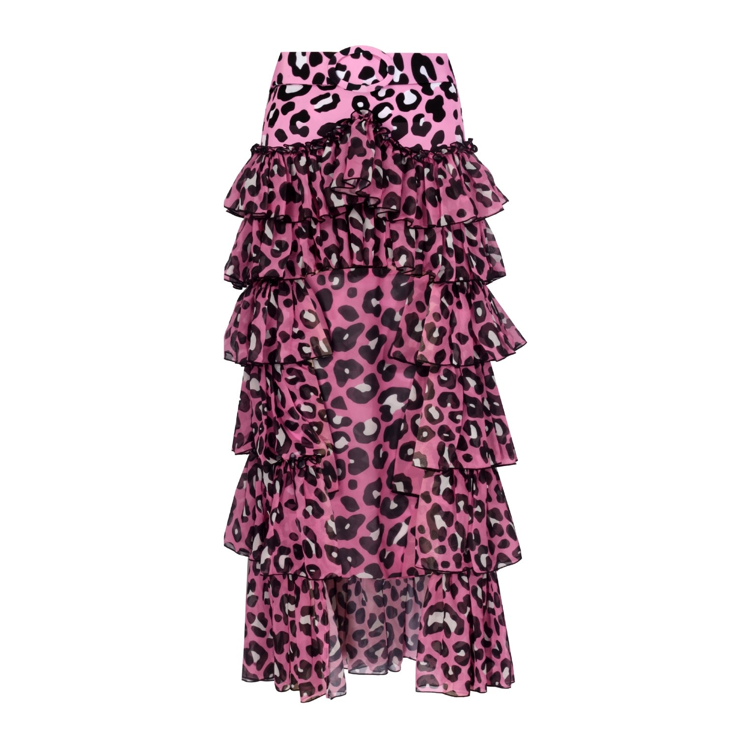 Women's Carter Pink Leo Skirt | Medium | Nur Karaata