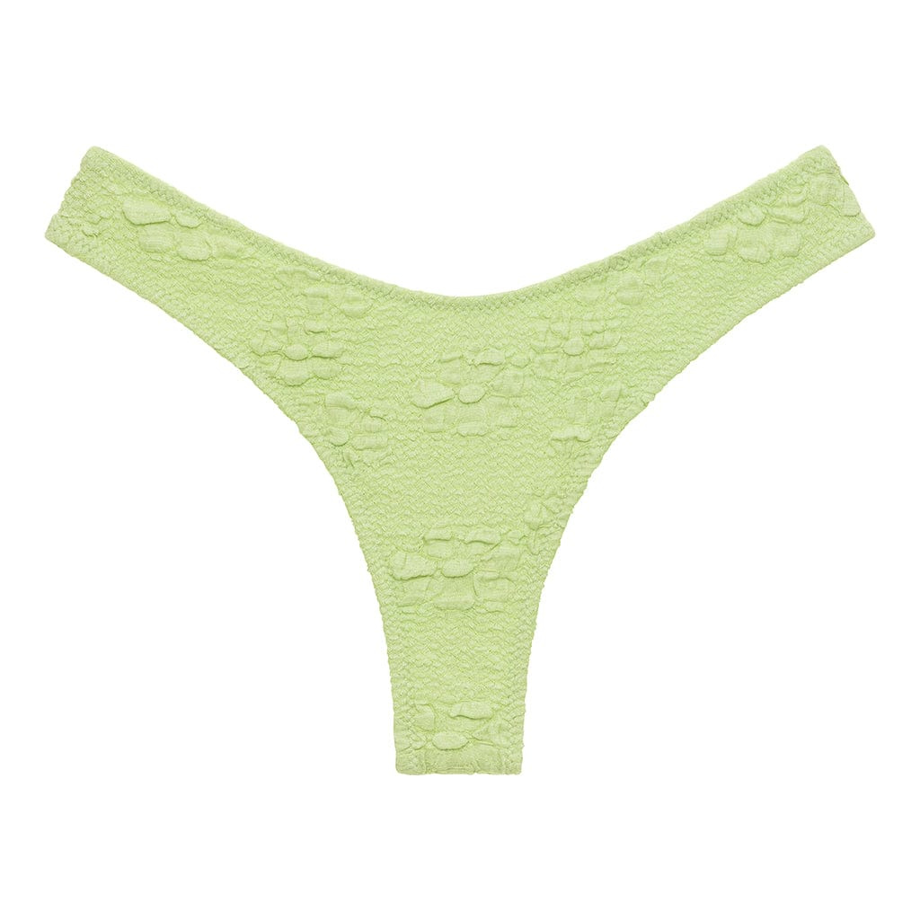 Montce Women's Green Avo Floral Lulu Zig-zag Stitch Bikini Bottom In Green