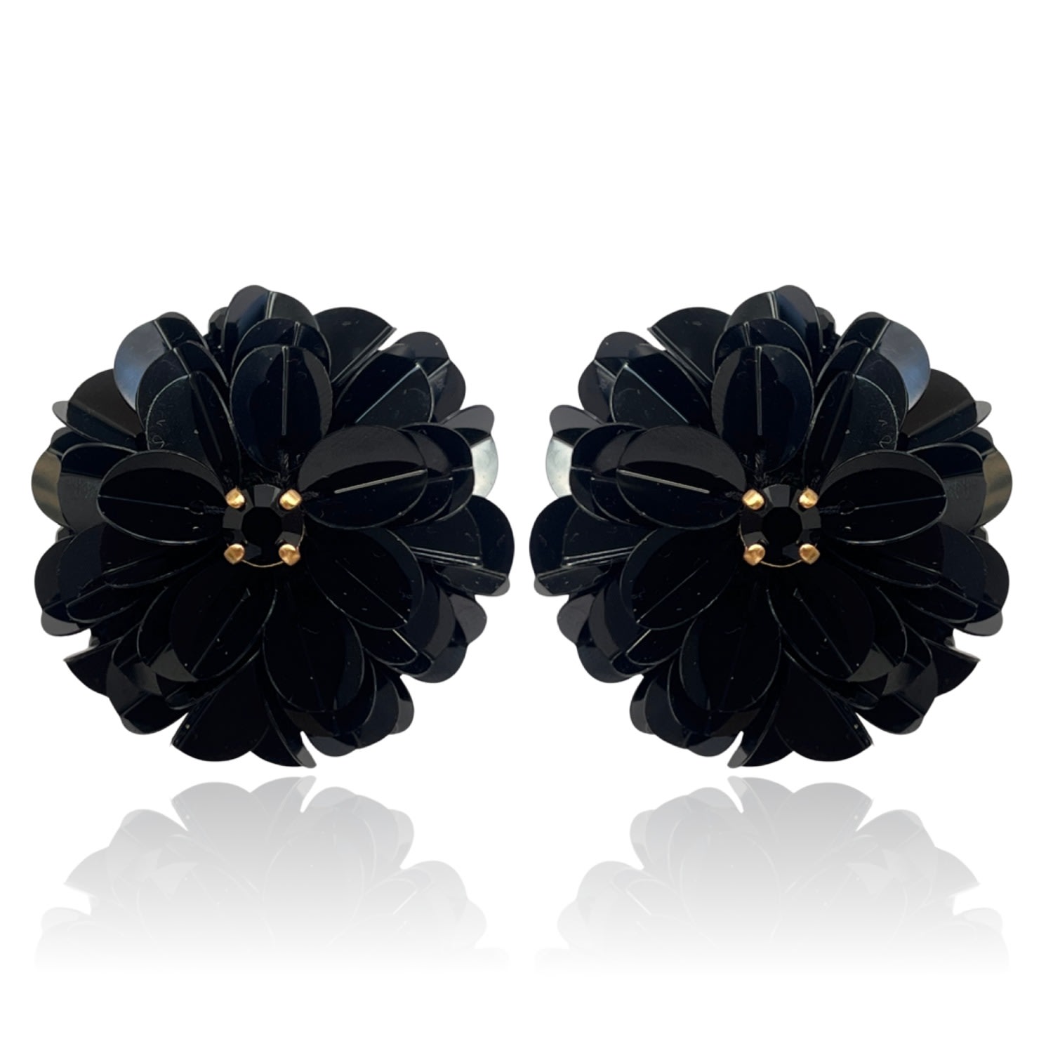 Women’s Blossom Studs Black Pinar Ozevlat