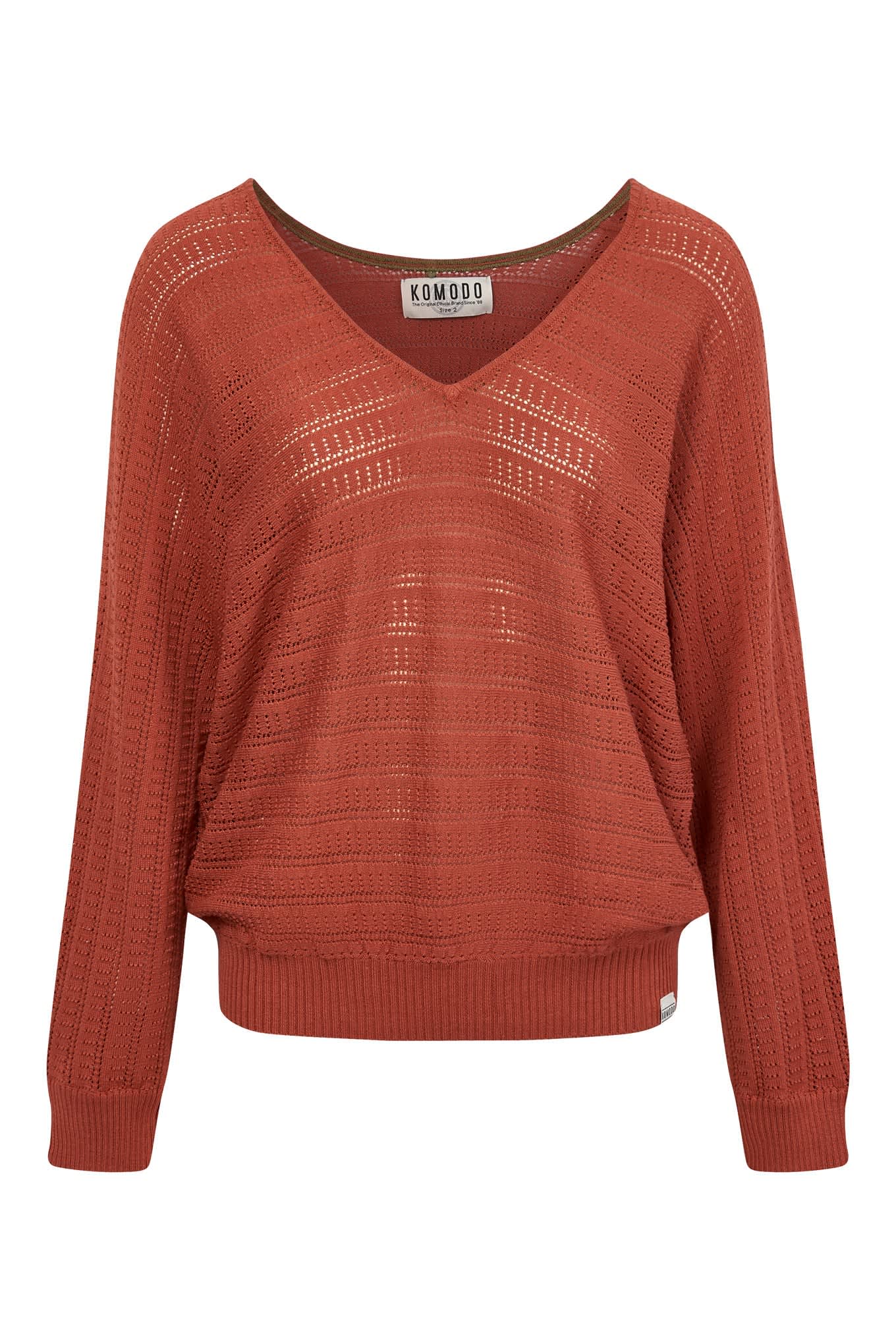 Pia - Organic Cotton & Tencel Jumper - Clay, KOMODO