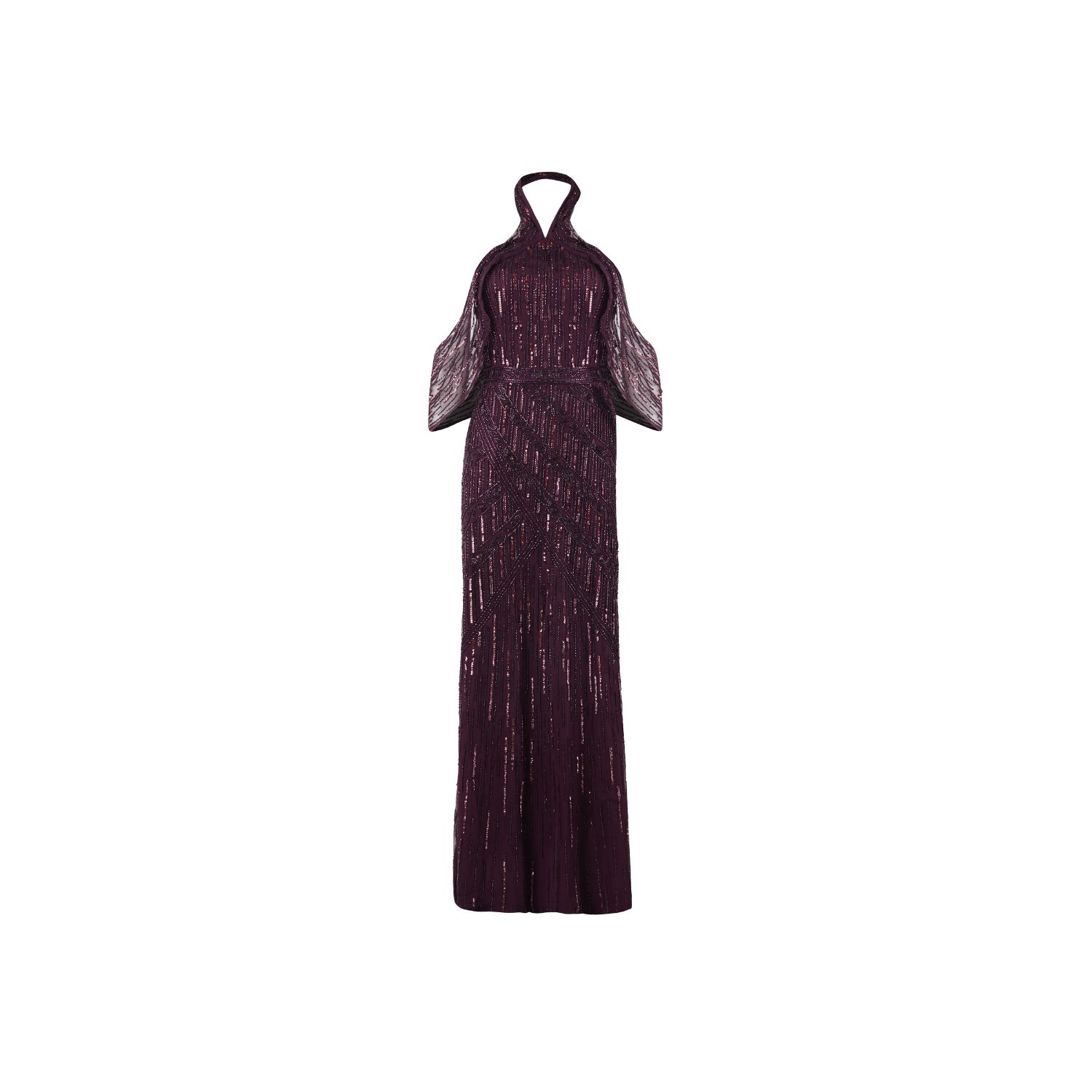 Raishma Women's Red Mia Burgundy Gown In Red